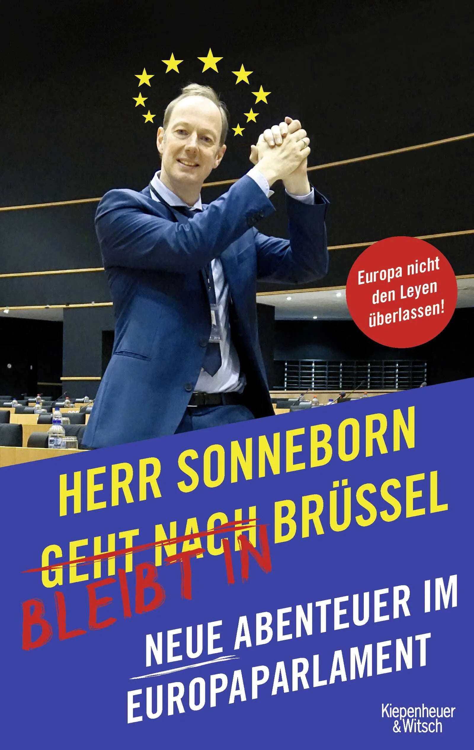 Buchcover von 'Herr Sonneborn bleibt in Brüssel' - Paperback von Martin Sonneborn