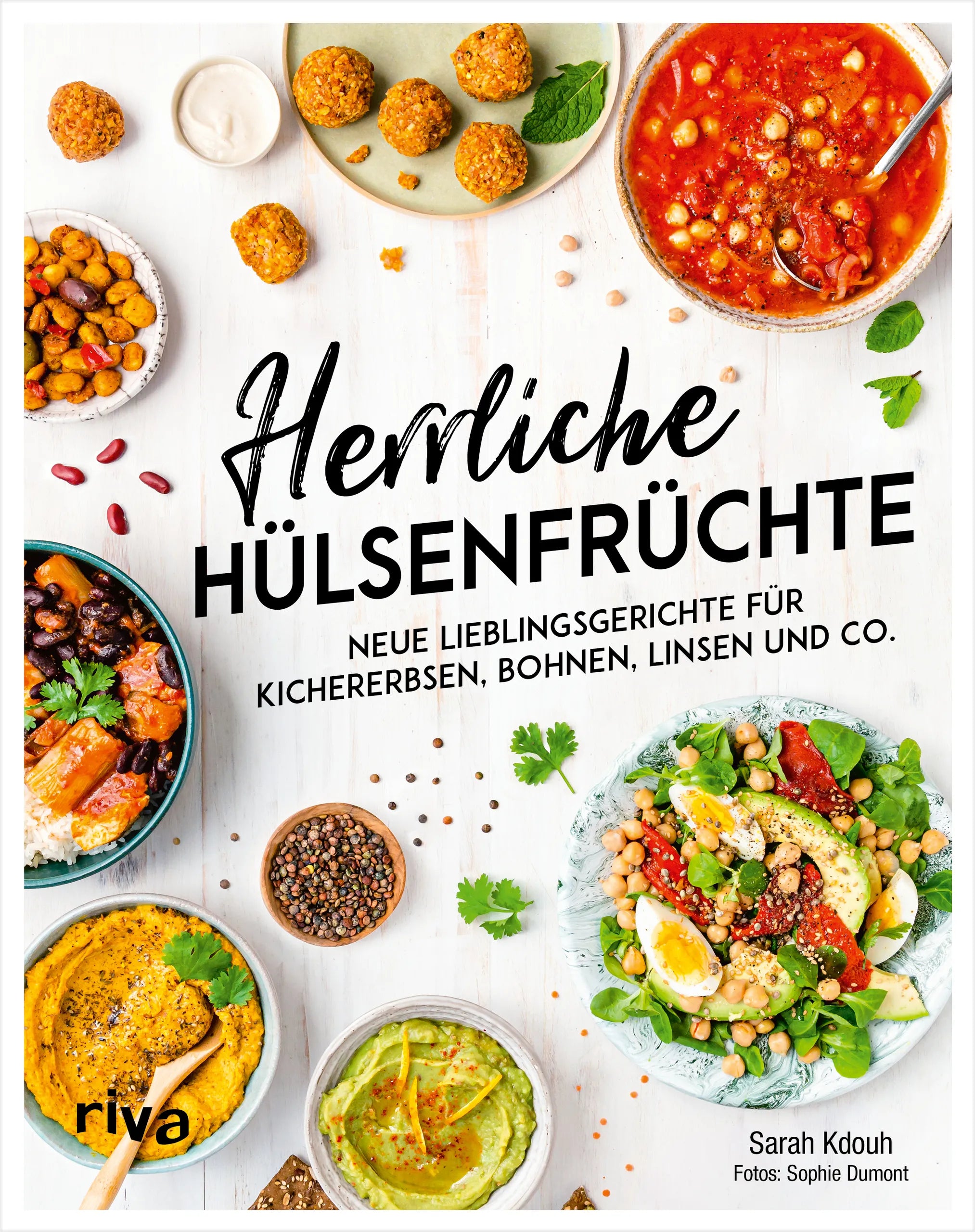 Buchcover von 'Herrliche Hülsenfrüchte' - Gebundene Ausgabe von Sarah Kdouh