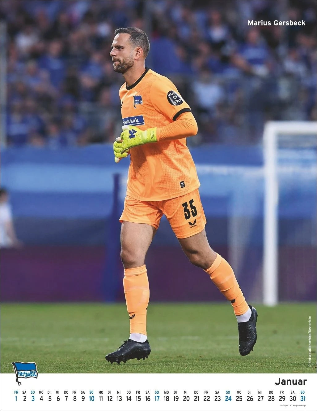 Hertha BSC Posterkalender 2027 – Ansicht