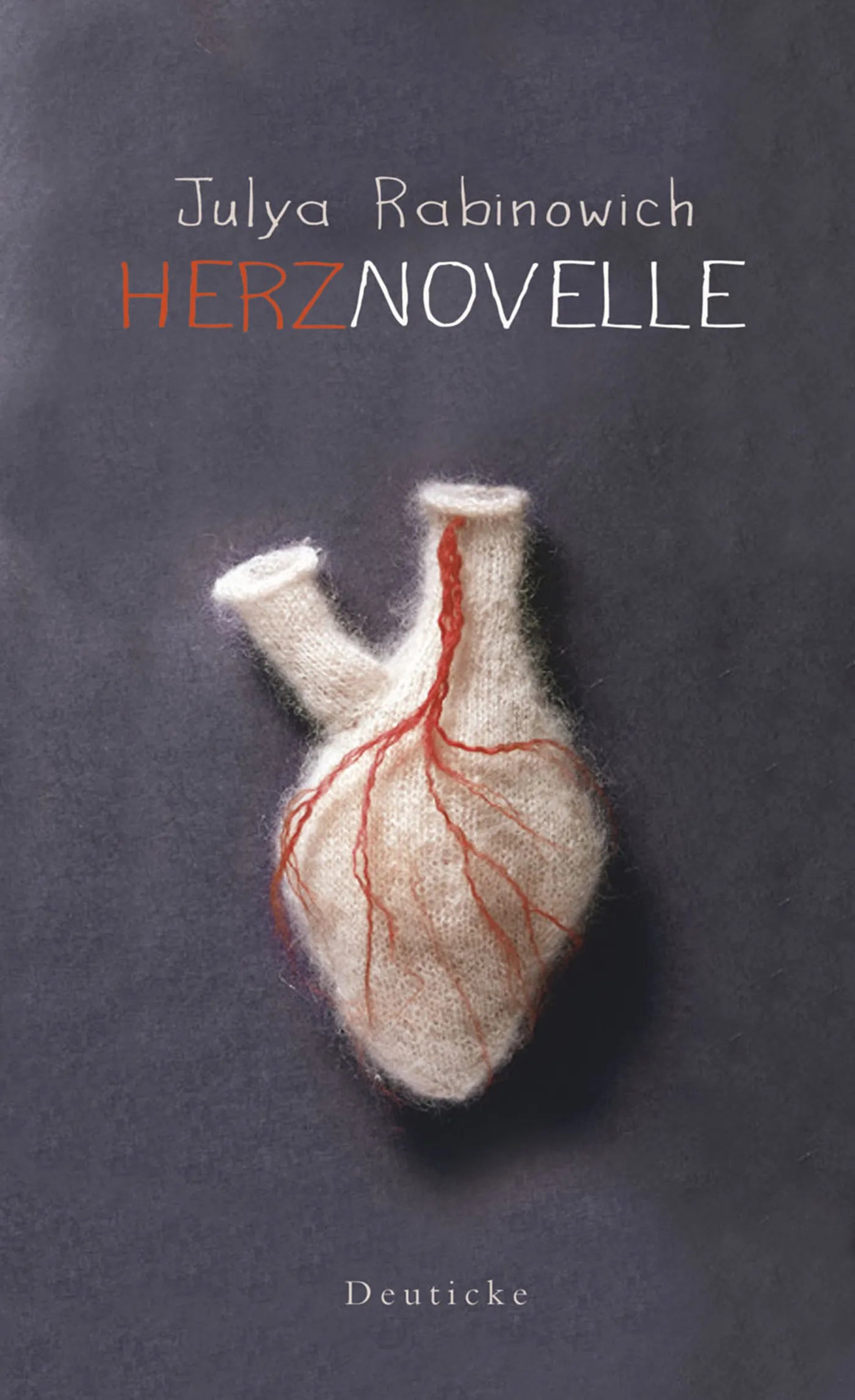 Buchcover von 'Herznovelle' - Gebundene Ausgabe von Julya Rabinowich