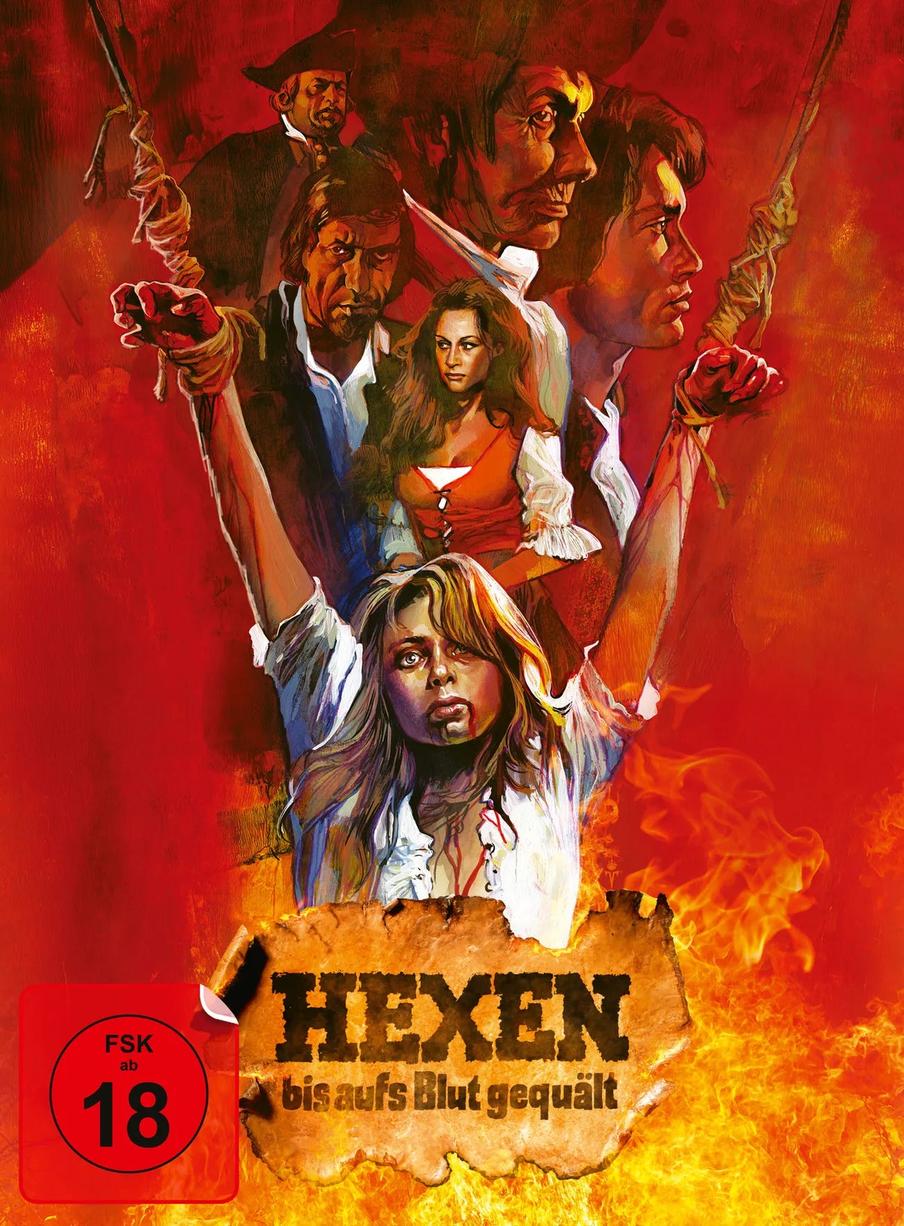 4K UHD Blu-ray-Cover: Hexen bis aufs Blut gequält (Mark of the Devil) Mediabook B