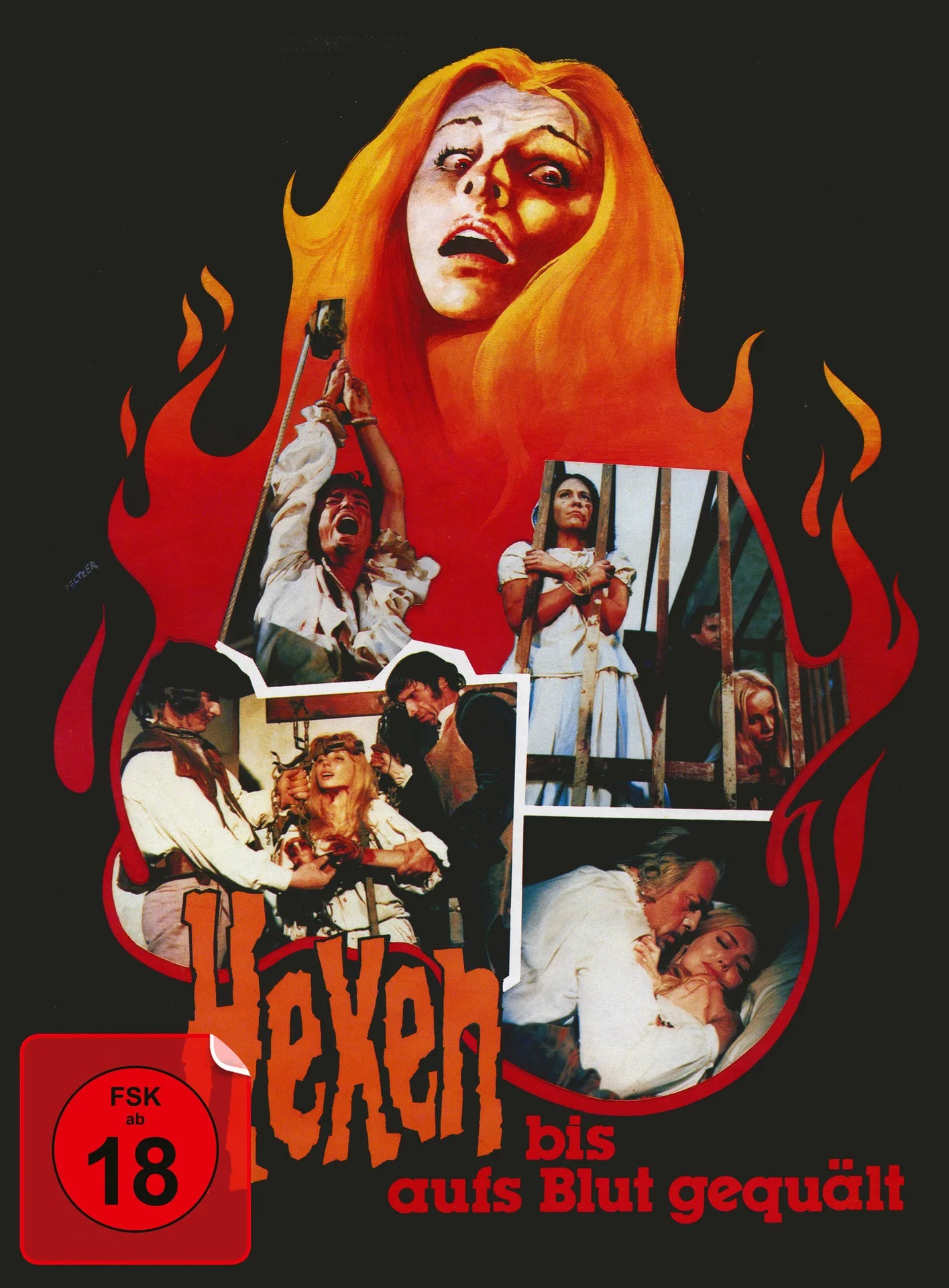 4K UHD Blu-ray-Cover: Hexen bis aufs Blut gequält (Mark of the Devil) Mediabook F
