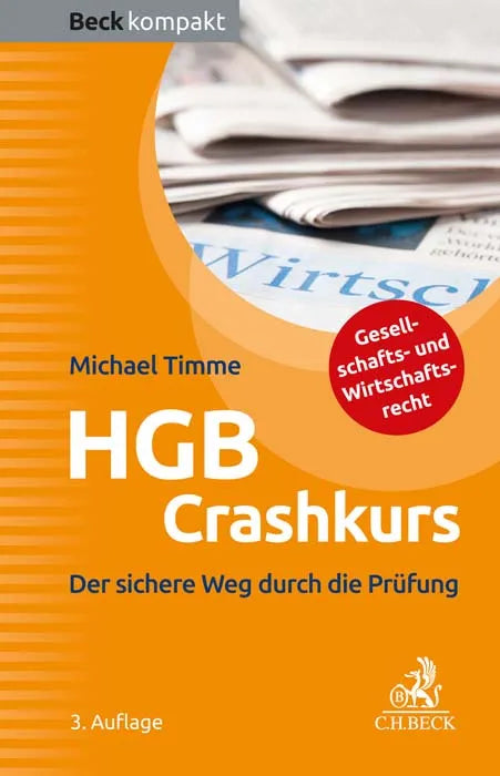 Buchcover von 'HGB Crashkurs' - Taschenbuch von Michael Timme