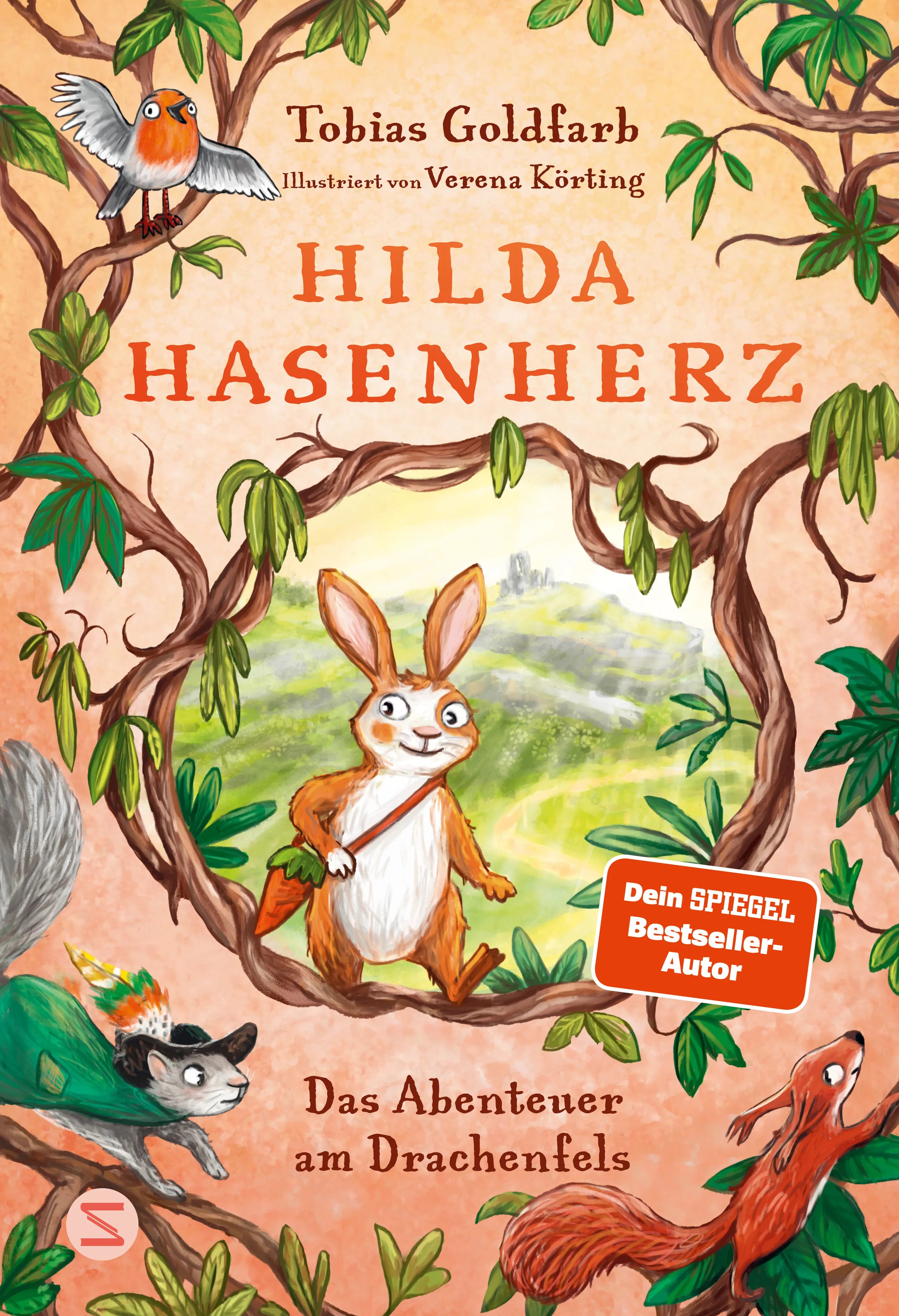 Cover: Hilda Hasenherz. Das Abenteuer am Drachenfels (Hardcover) von Tobias Goldfarb