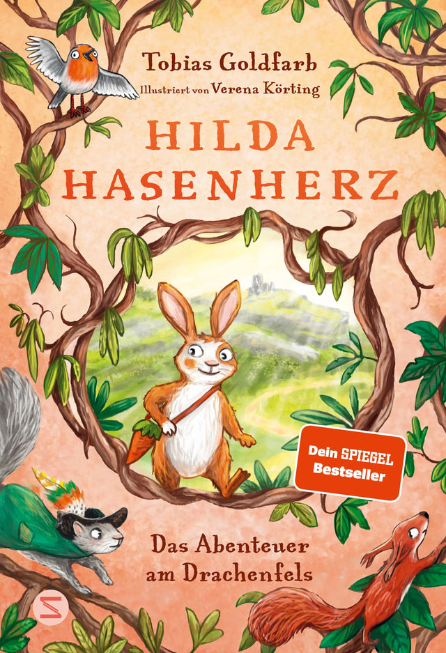 Cover: Hilda Hasenherz. Das Abenteuer am Drachenfels (Hardcover) von Tobias Goldfarb