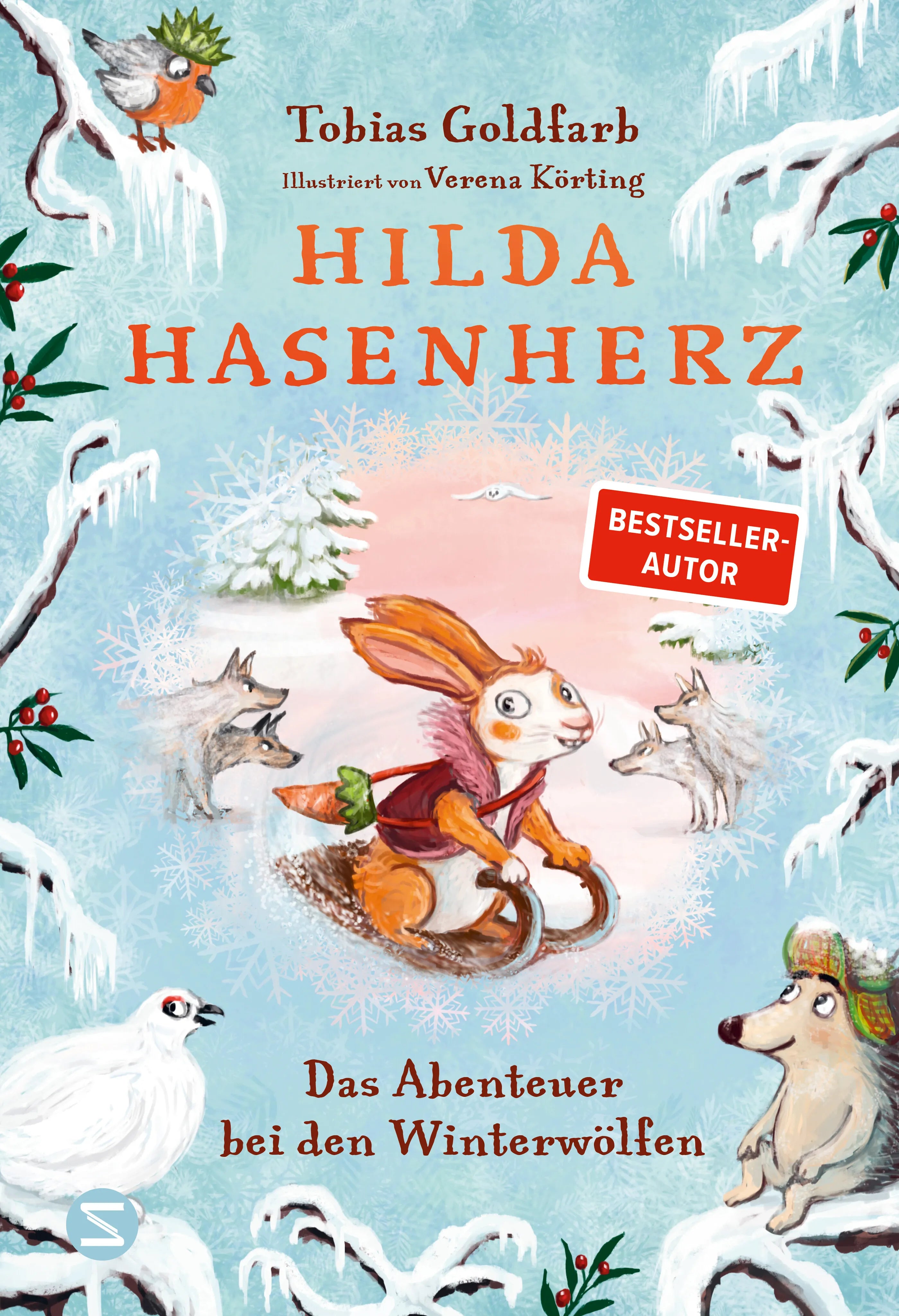 Buchcover von 'Hilda Hasenherz. Das Abenteuer bei den Winterwölfen' - Gebundene Ausgabe von Tobias Goldfarb