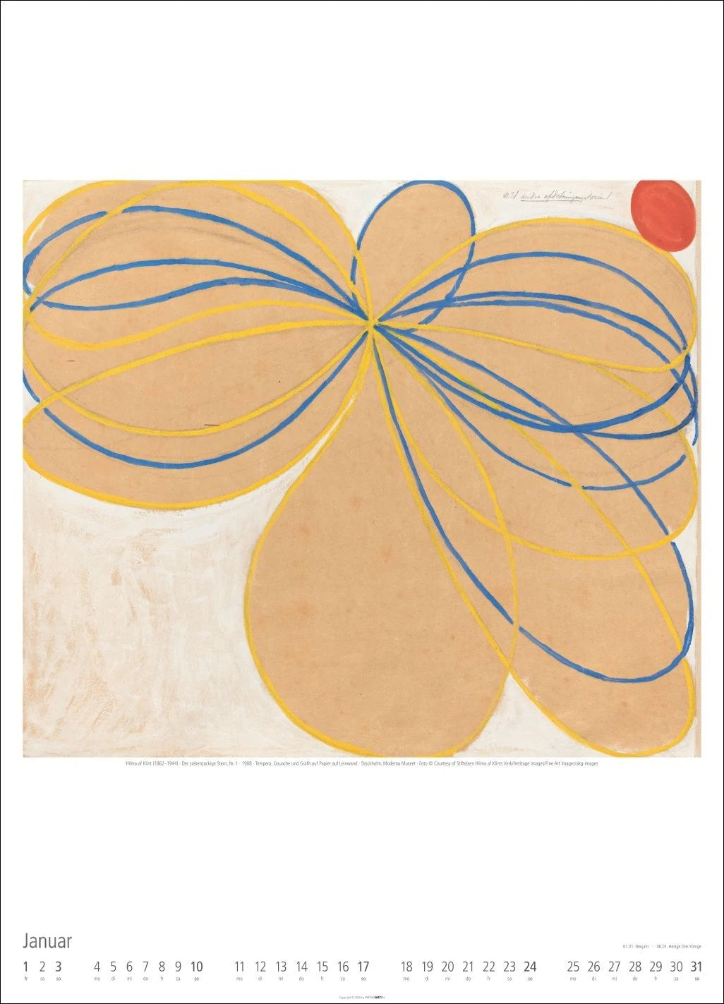Hilma af Klint Kalender 2027 – Ansicht