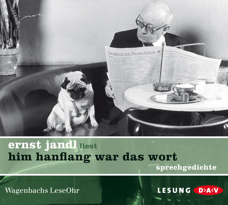 Buchcover von 'him hanflang war das wort' - Hörbuch (CD) von Ernst Jandl