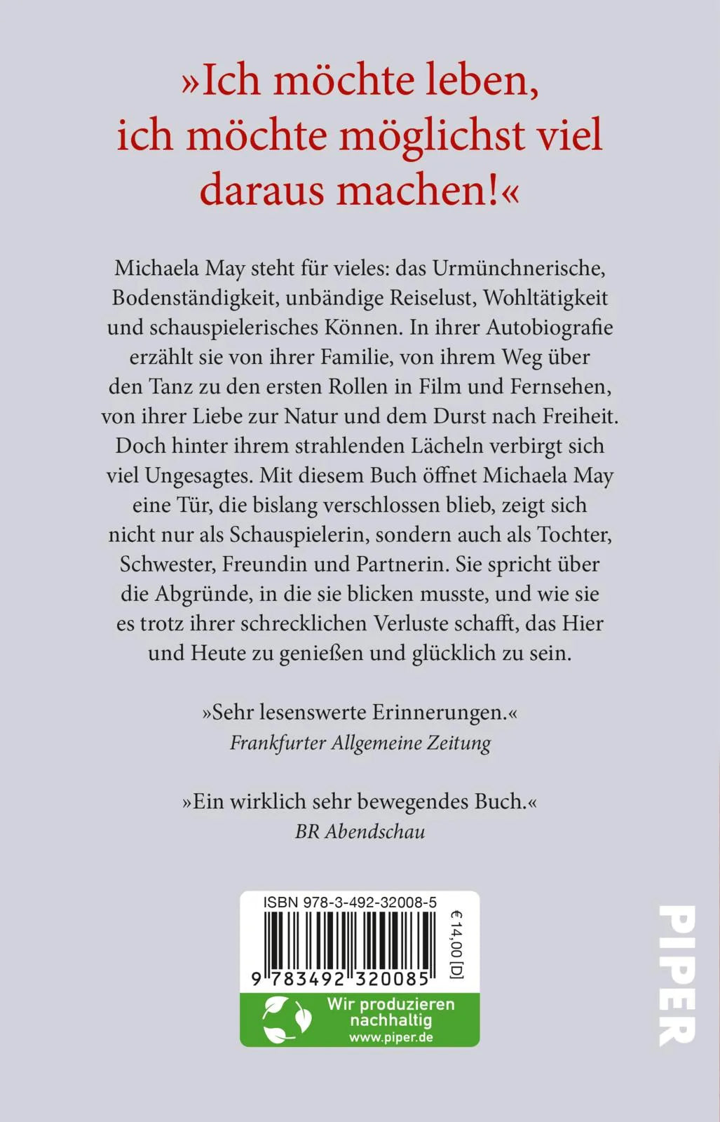 Buchrückseite von 'Hinter dem Lächeln' mit Klappentext - Taschenbuch