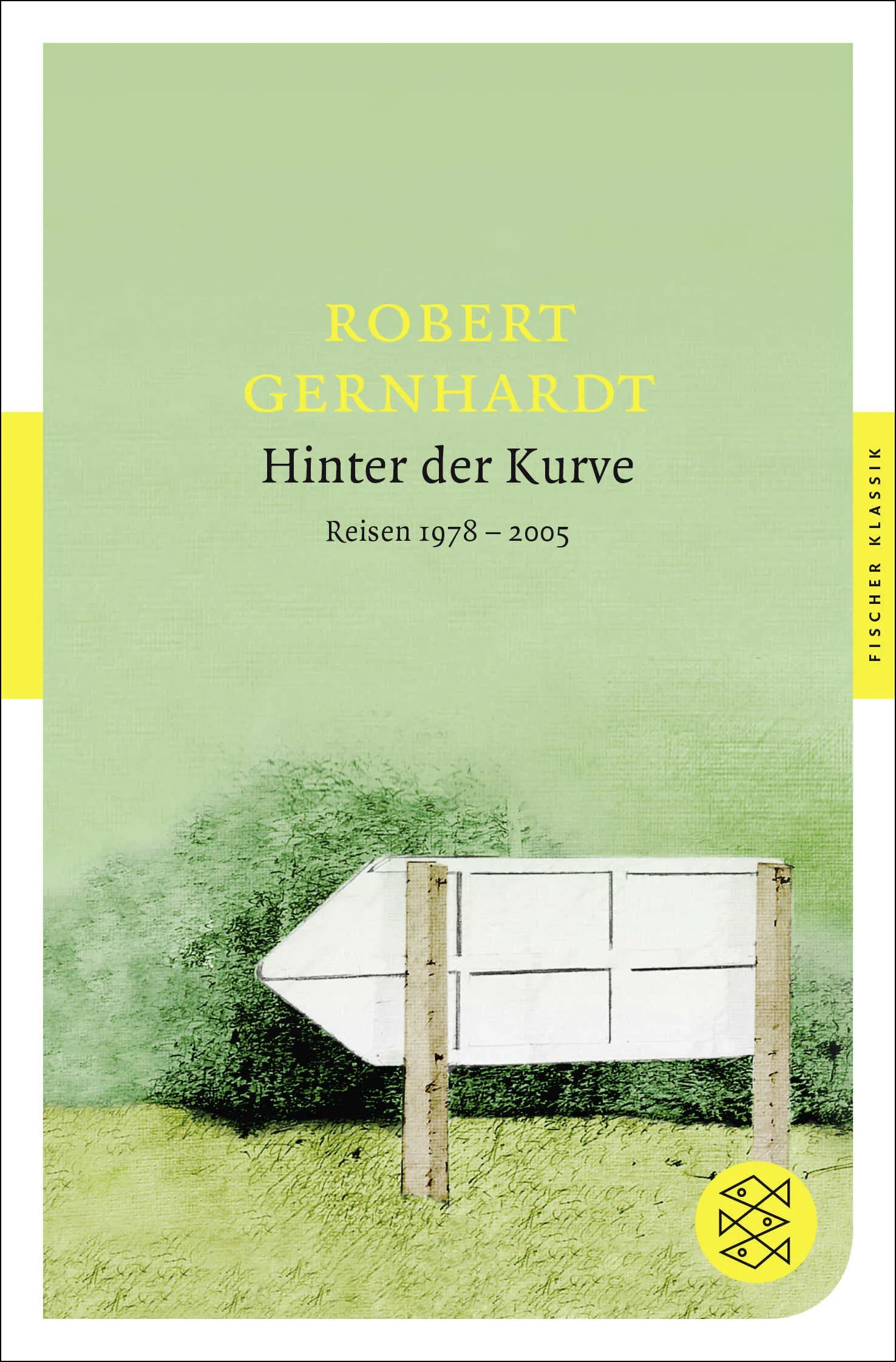Buchcover von 'Hinter der Kurve' - Taschenbuch von Robert Gernhardt