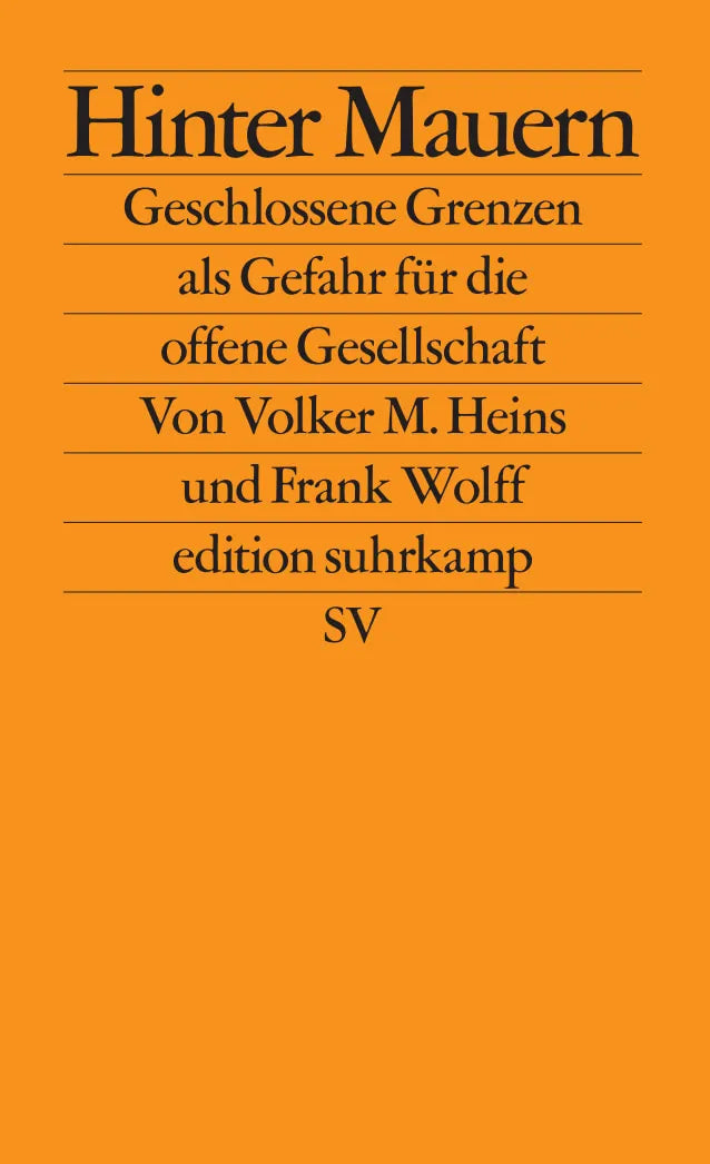 Buchcover von 'Hinter Mauern' - Taschenbuch von Volker M. Heins