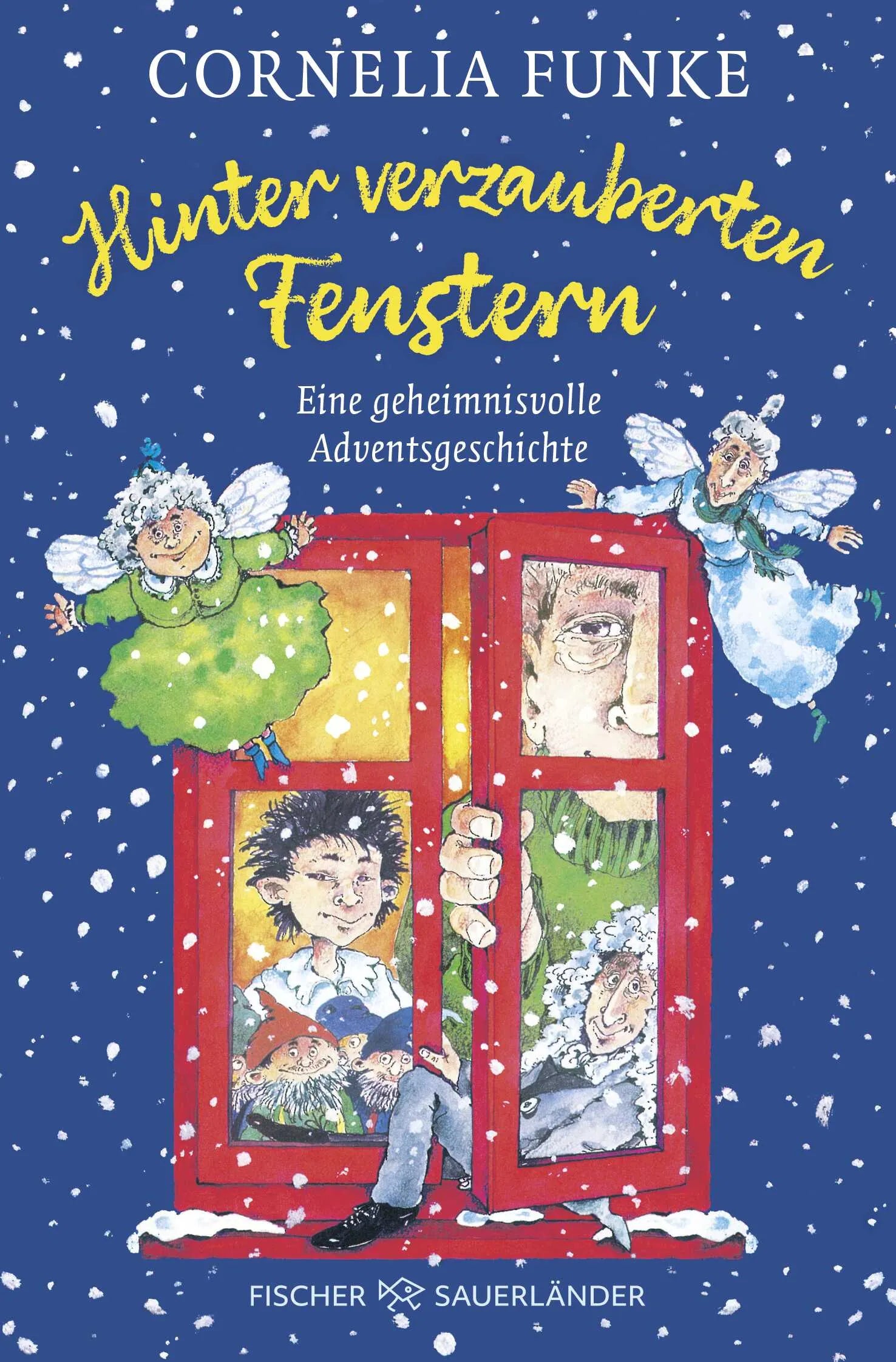 Buchcover von 'Hinter verzauberten Fenstern' - Taschenbuch von Cornelia Funke
