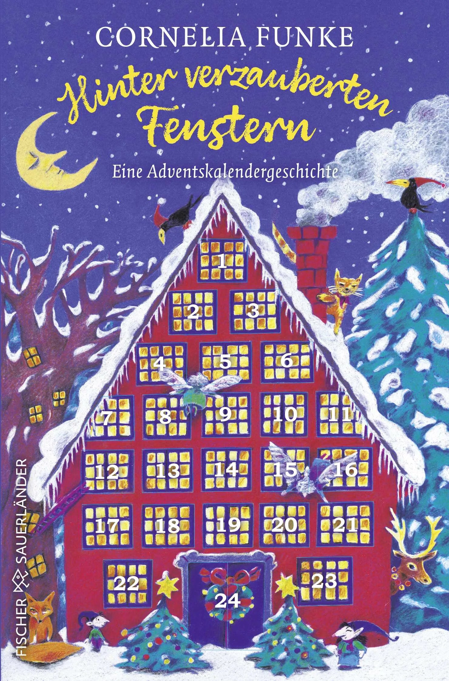 Buchcover von 'Hinter verzauberten Fenstern' - Taschenbuch von Cornelia Funke