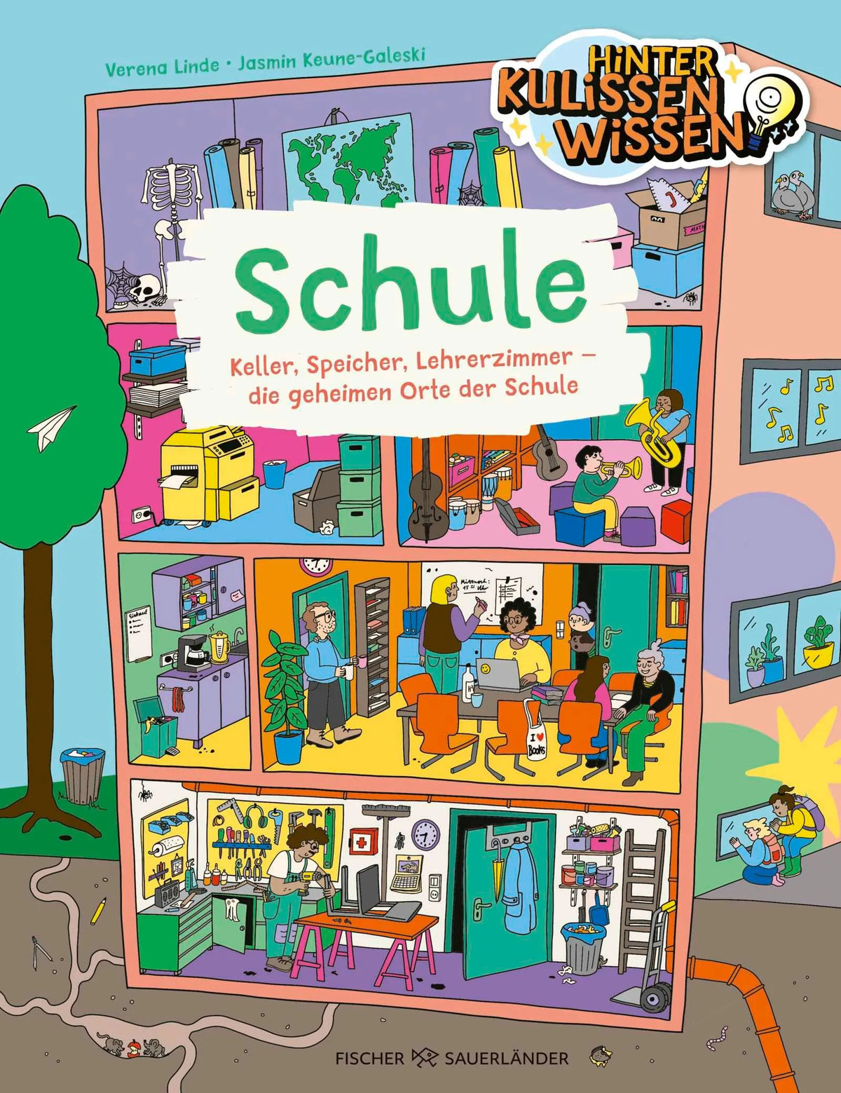 Cover: HinterKulissenWissen – Schule (Hardcover) von Verena Linde