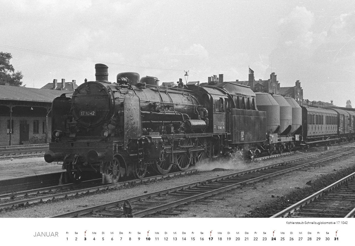 Historische Dampflokomotiven Kalender 2027 – Ansicht