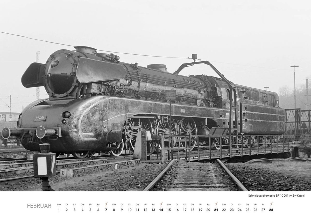 Historische Dampflokomotiven Kalender 2027 – Ansicht