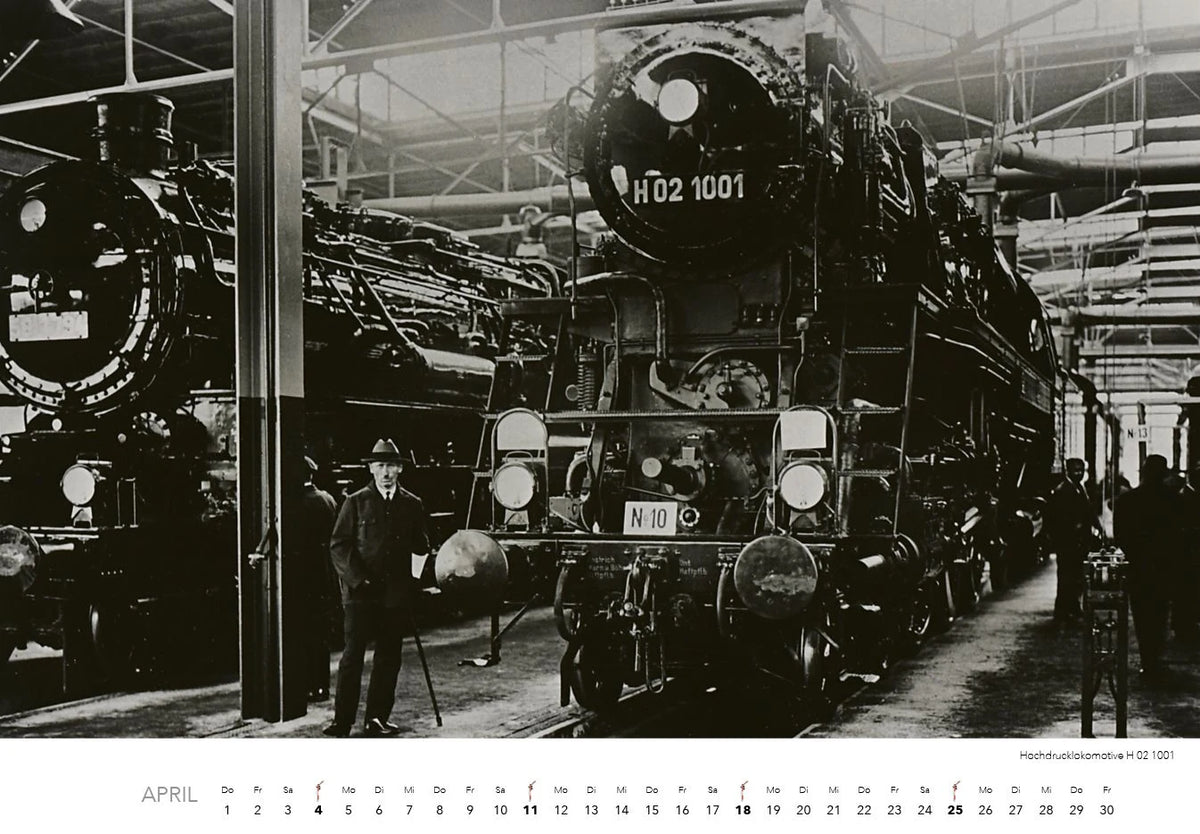 Historische Dampflokomotiven Kalender 2027 – Ansicht
