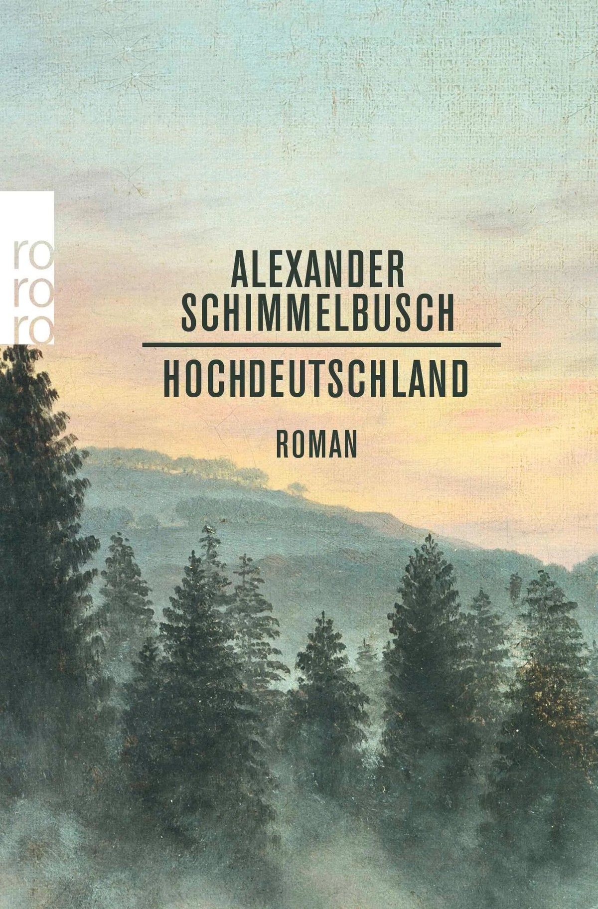 Cover: Hochdeutschland (Taschenbuch) von Alexander Schimmelbusch