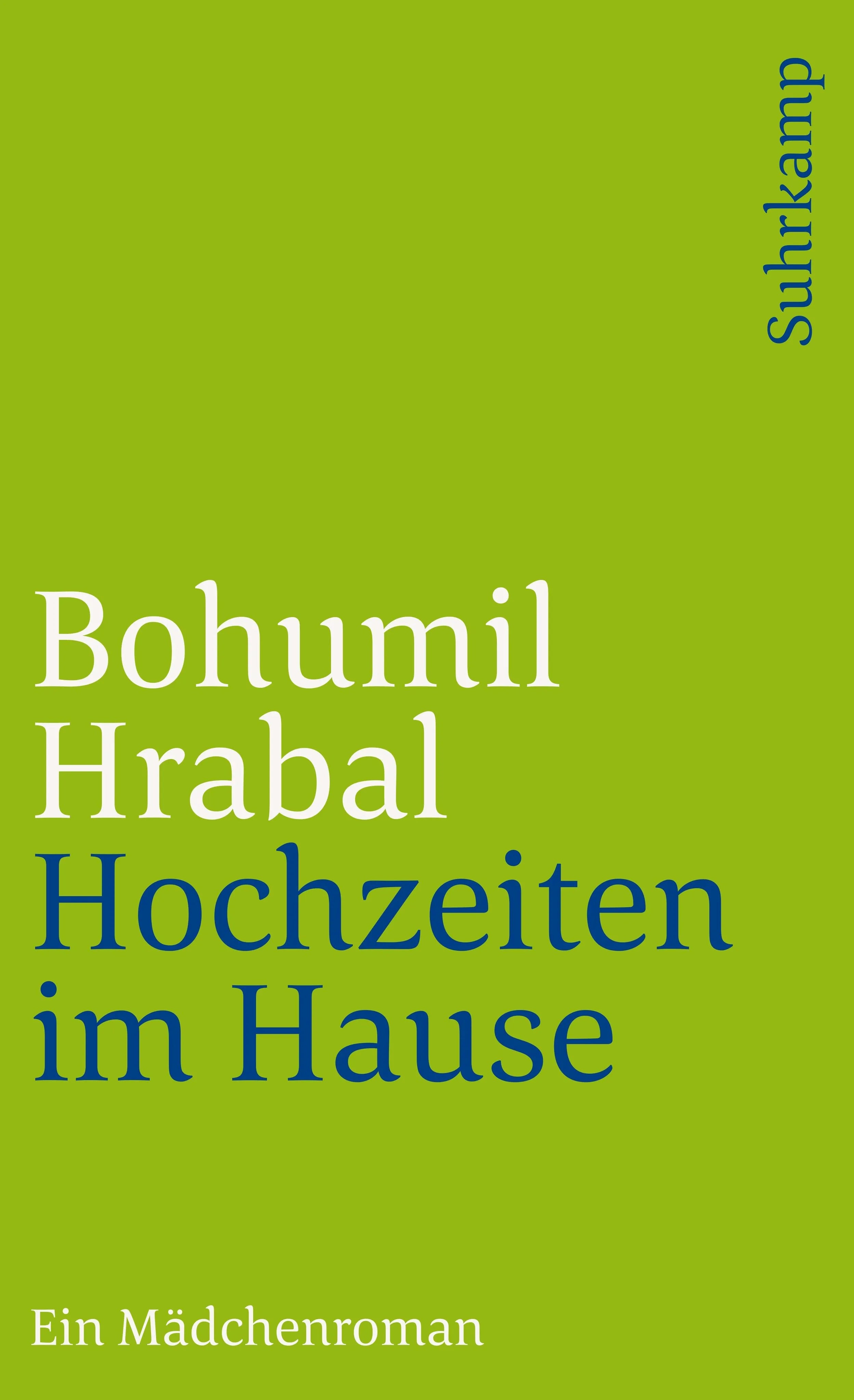 Buchcover von 'Hochzeiten im Hause' - Taschenbuch von Bohumil Hrabal