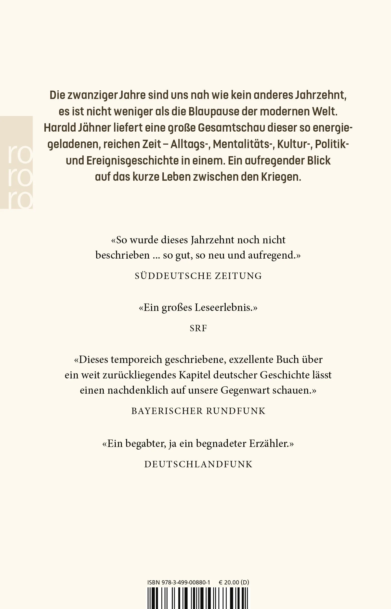 Buchrückseite von 'Höhenrausch' mit Klappentext - Taschenbuch