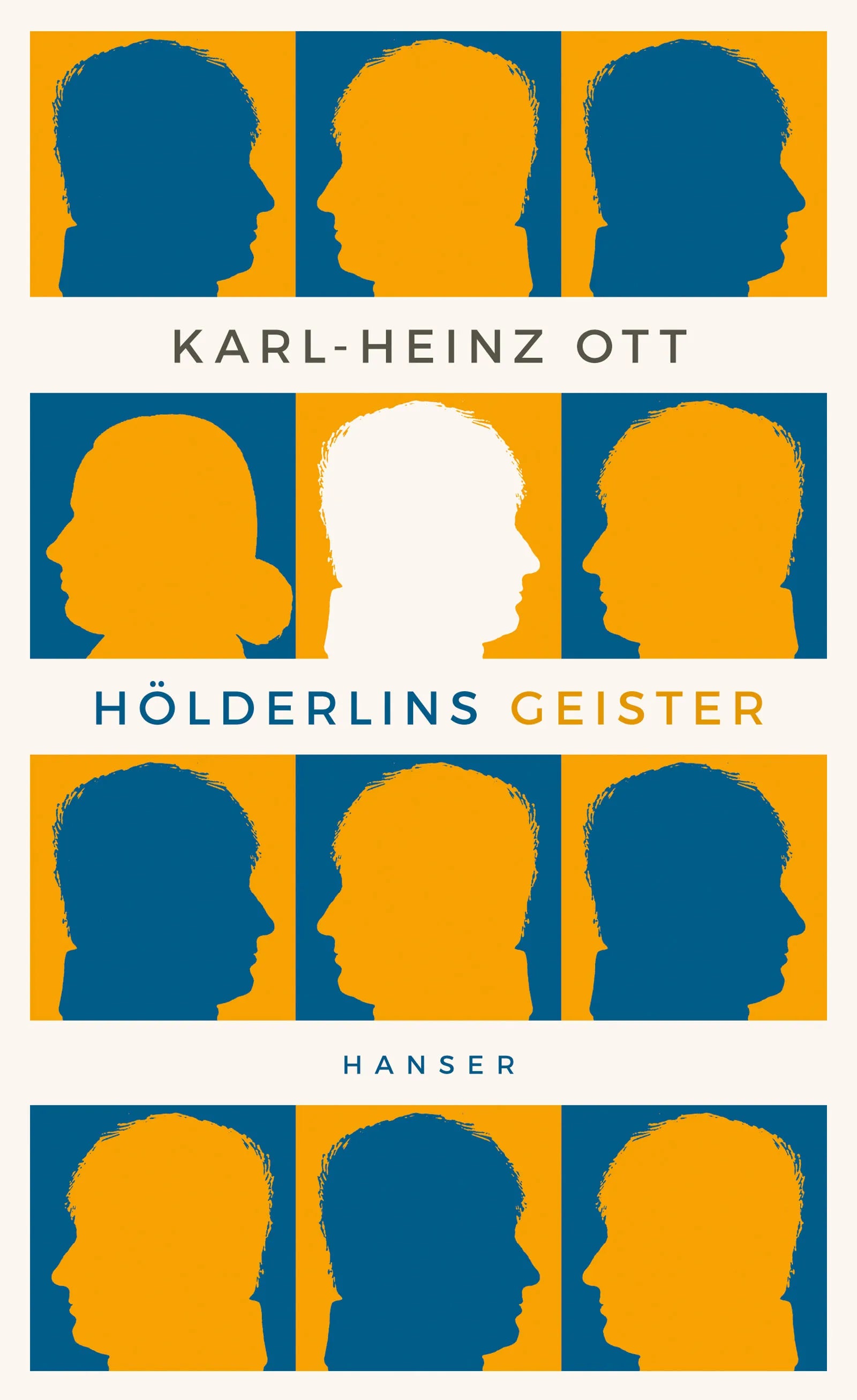 Buchcover von 'Hölderlins Geister' - Gebundene Ausgabe von Karl-Heinz Ott