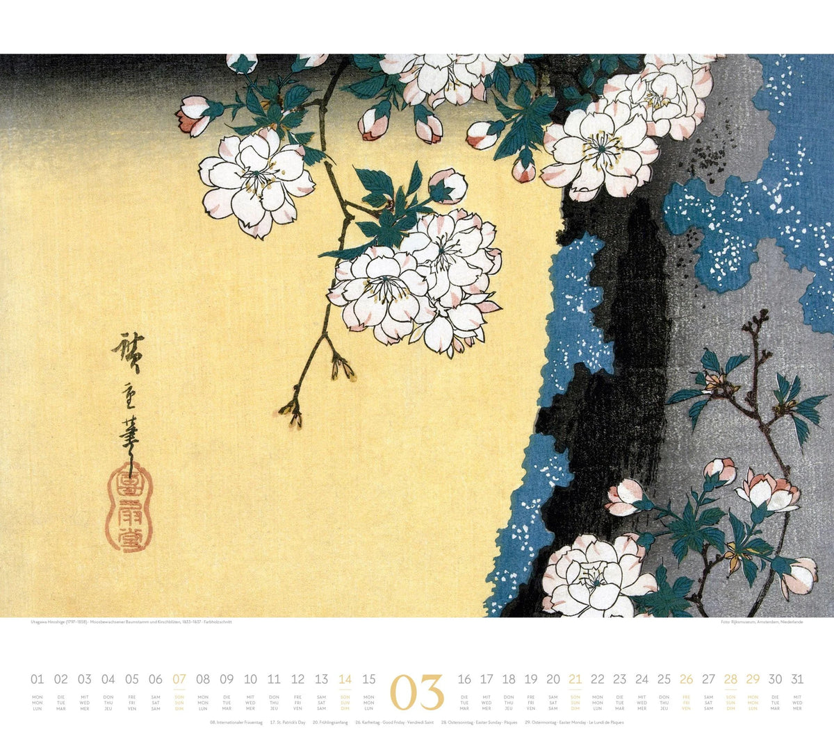 Hokusai Kalender 2027 | Hiroshige, Kuniyoshi, Kunisada – Ansicht