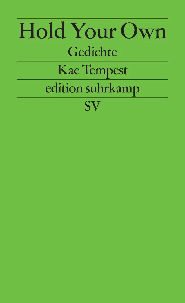 Buchcover von 'Hold Your Own' - Taschenbuch von Kae Tempest
