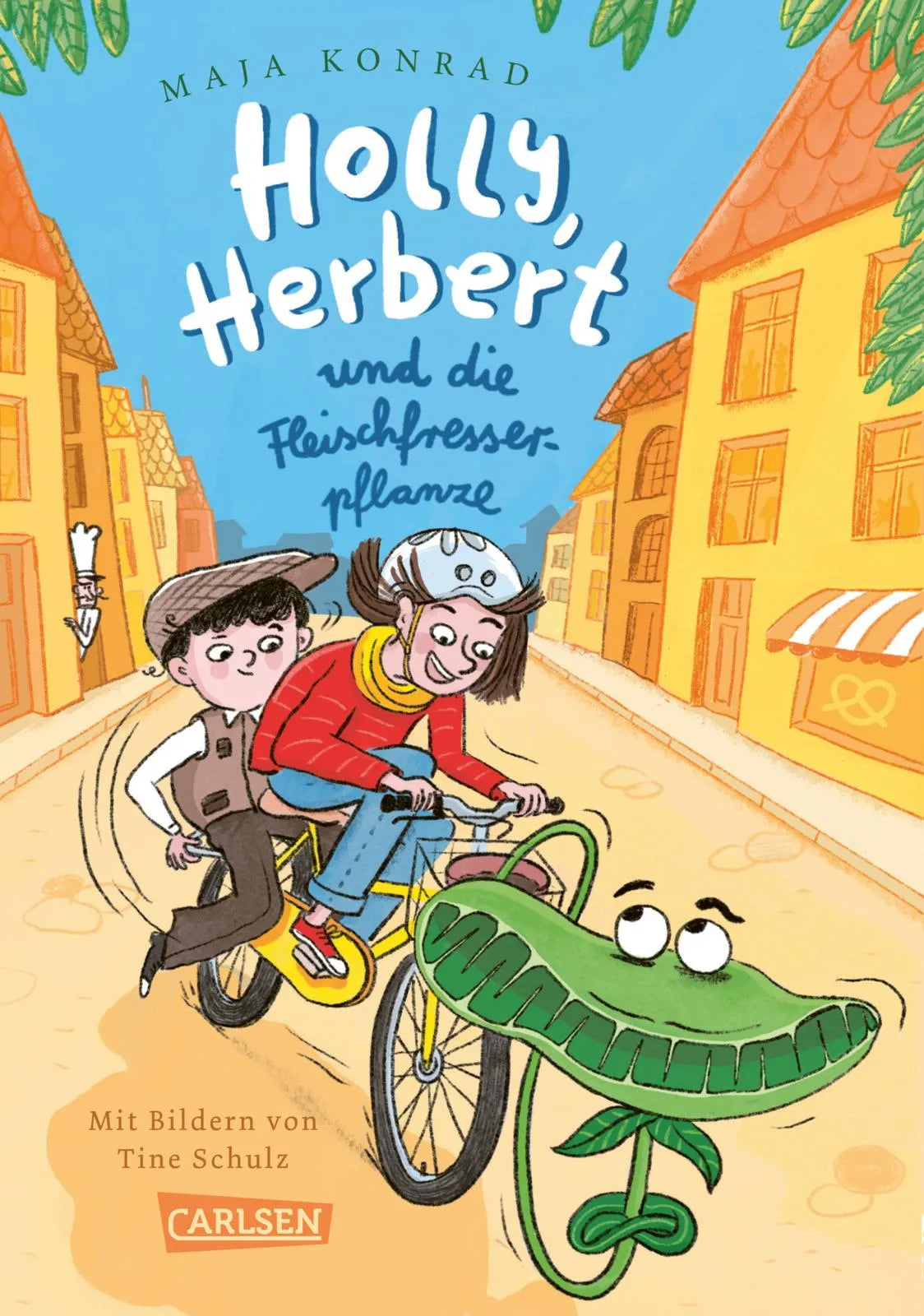 Buchcover von 'Holly, Herbert und die Fleischfresserpflanze' - Gebundene Ausgabe von Maja Konrad