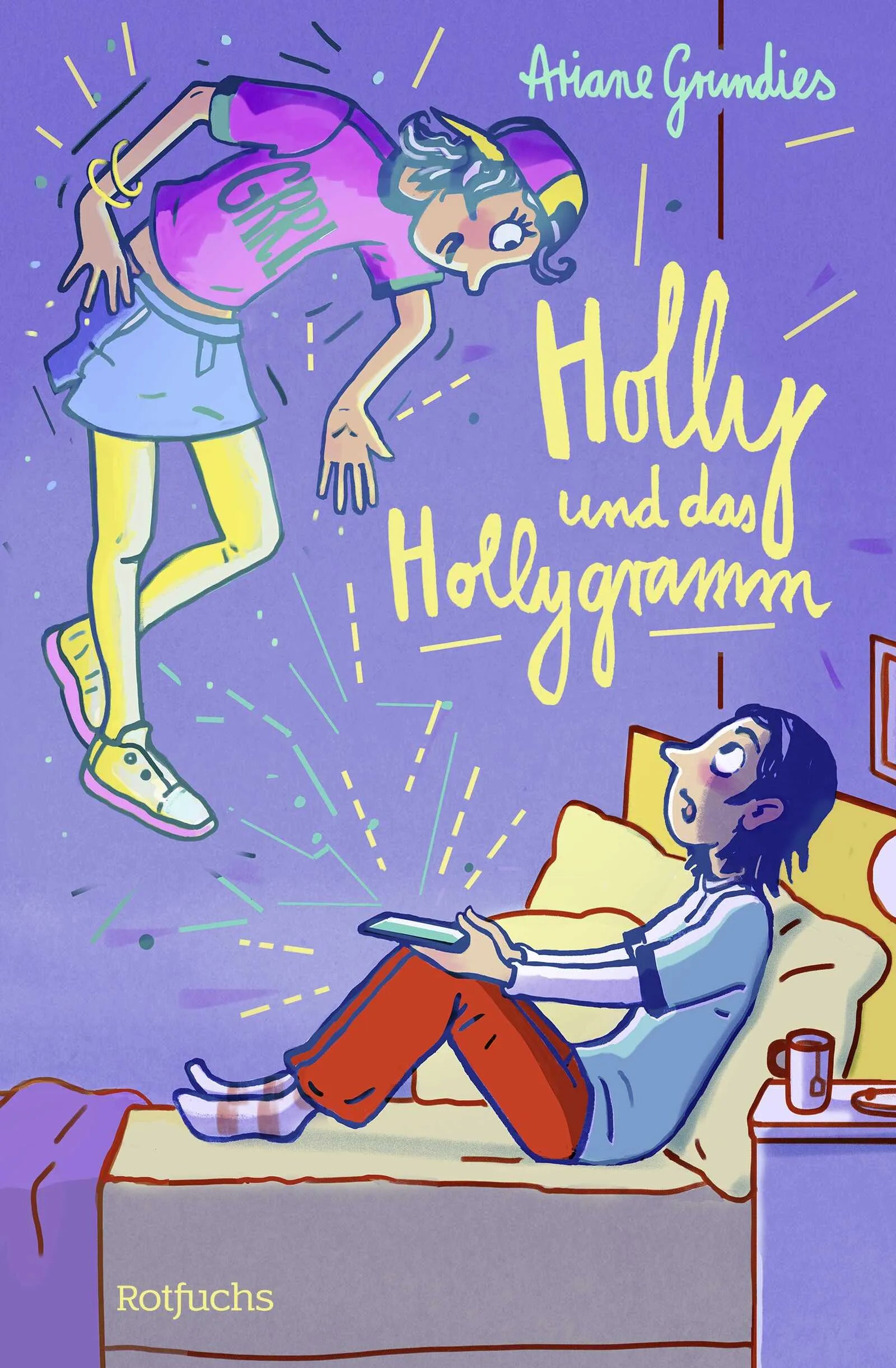 Buchcover von 'Holly und das Hollygramm' - Gebundene Ausgabe von Ariane Grundies
