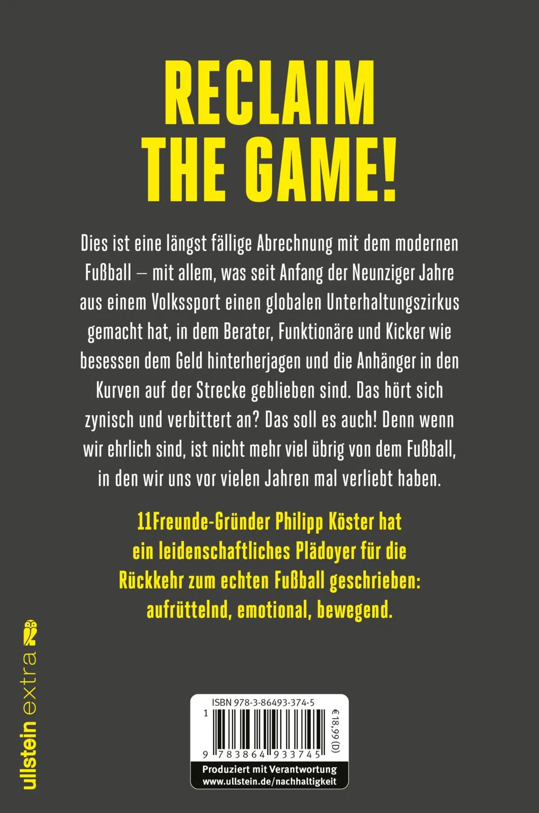 Rückseite: Holt euch das Spiel zurück! (Paperback)