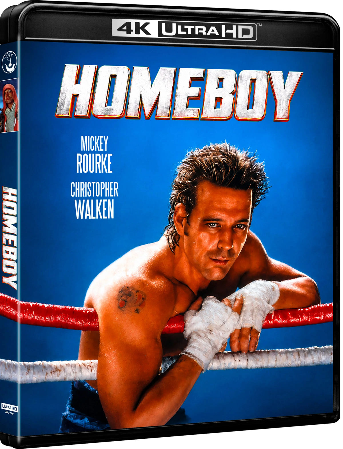 4K UHD Blu-ray-Cover: Homeboy. Regie: Michael Seresin