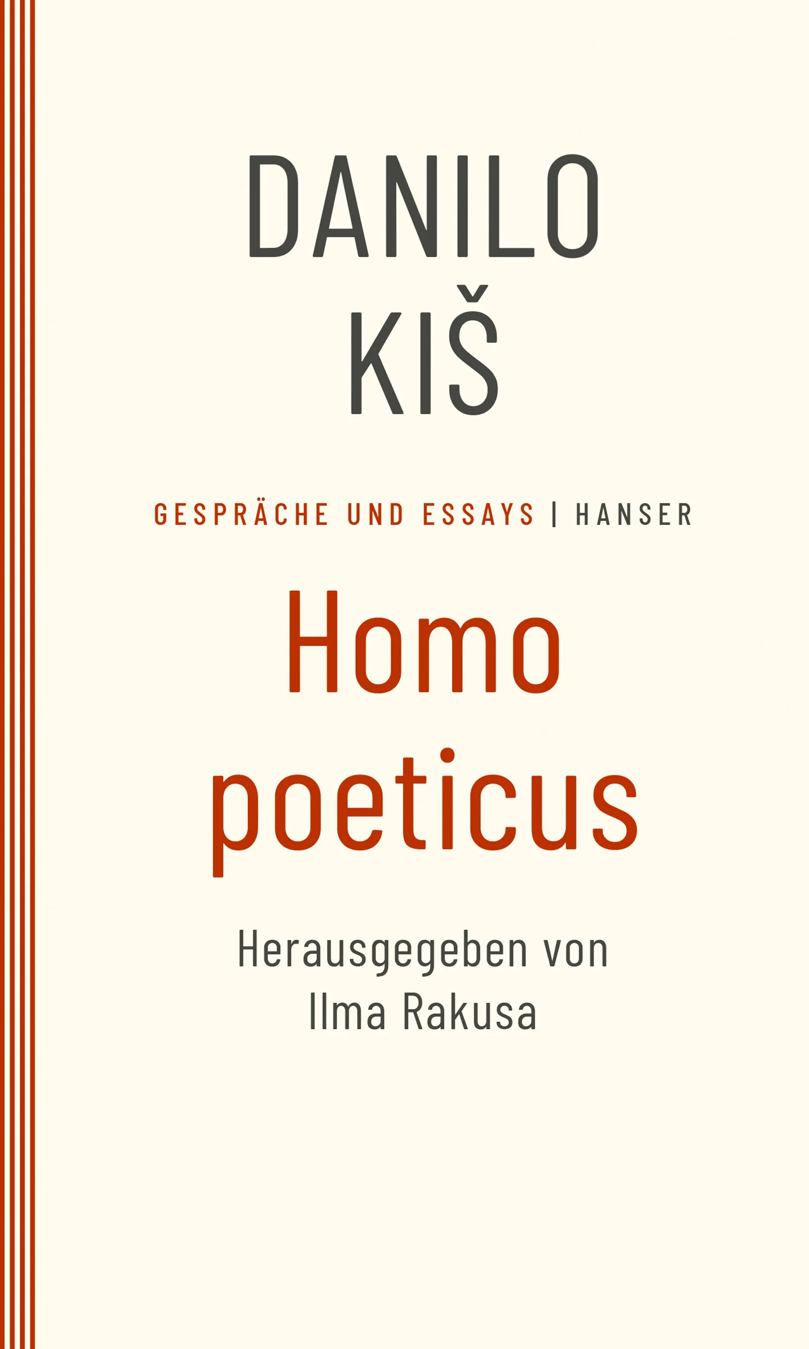 Buchcover von 'Homo Poeticus' - Taschenbuch von Danilo Kis