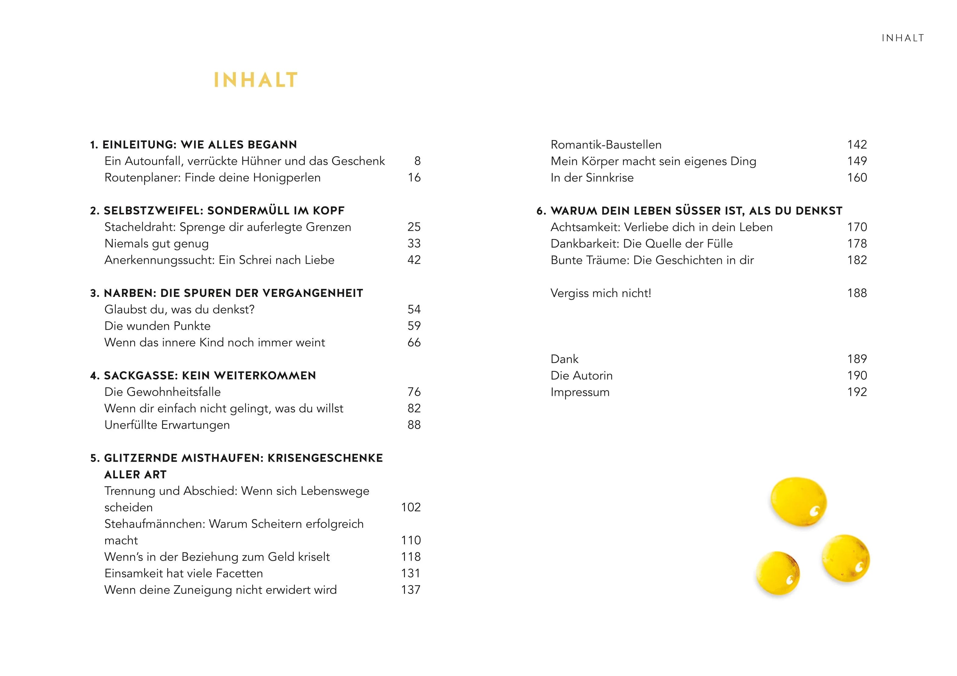 Produktansicht: Honigperlen (Gebundene Ausgabe)