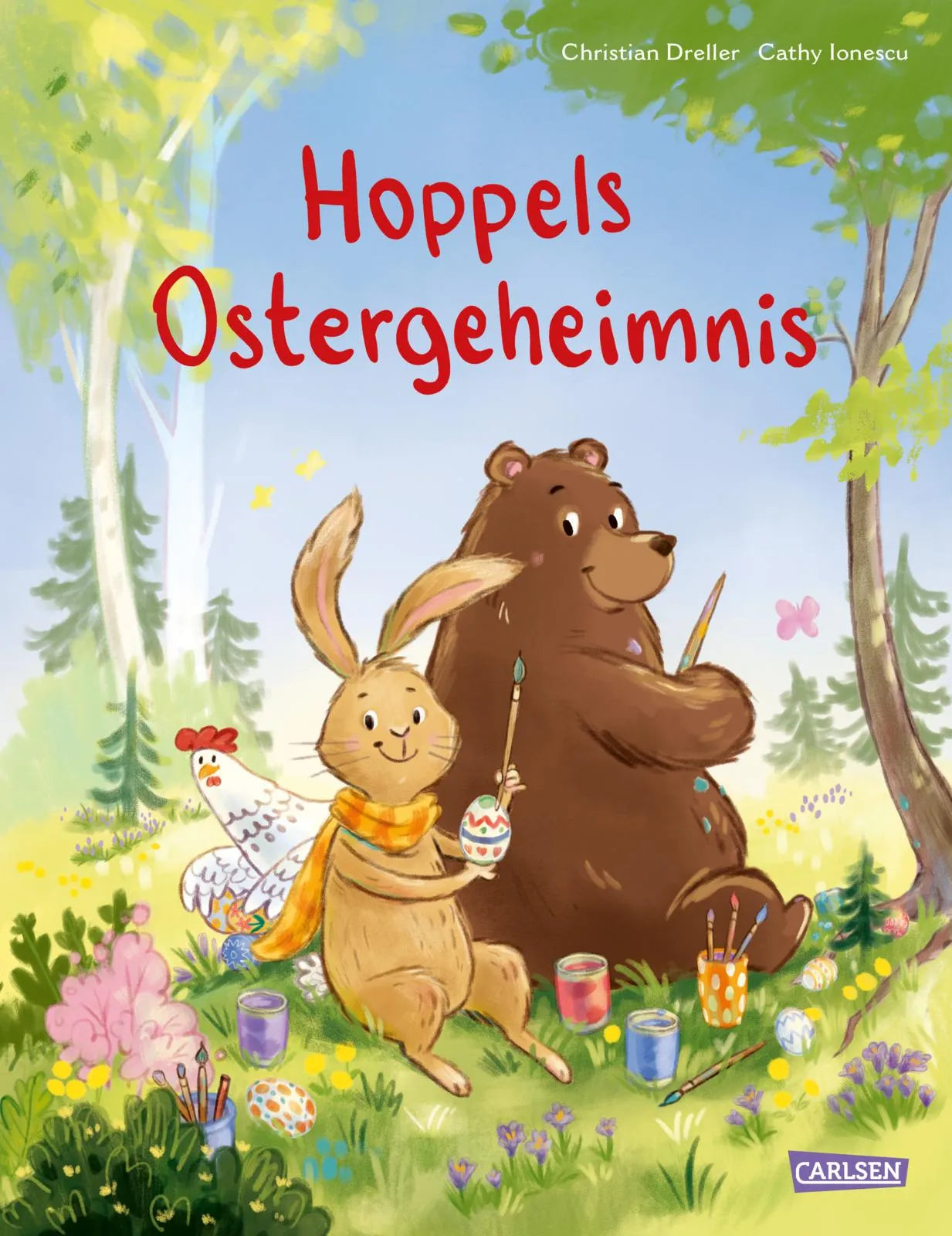 Buchcover von 'Hoppels Ostergeheimnis' - Gebundene Ausgabe von Christian Dreller