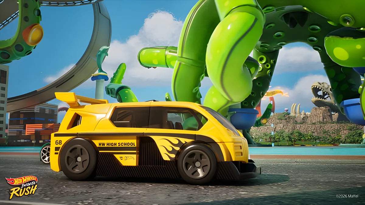 Spielszene 1 aus Hot Wheels Infinite Rush – Nintendo Switch 2