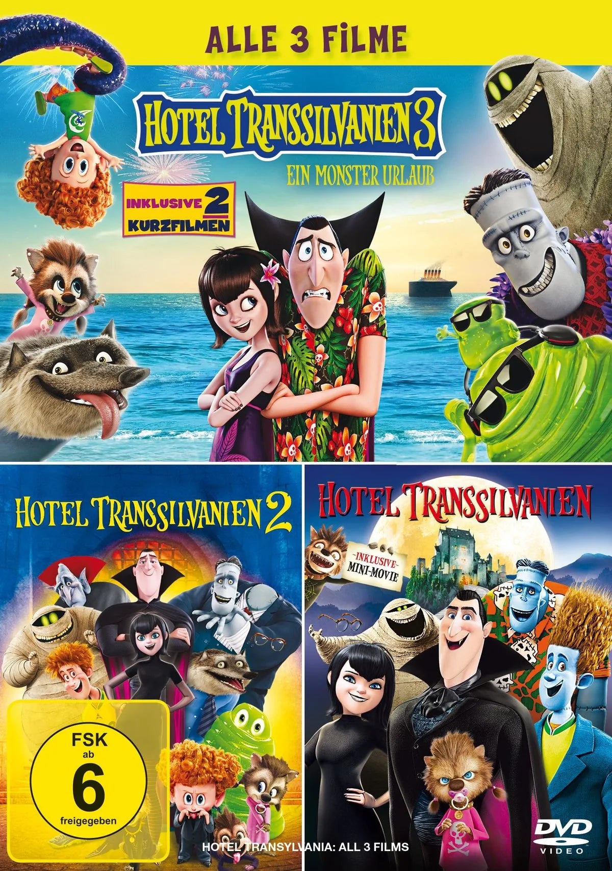 Hotel Transsilvanien 1 - 3 - DVD