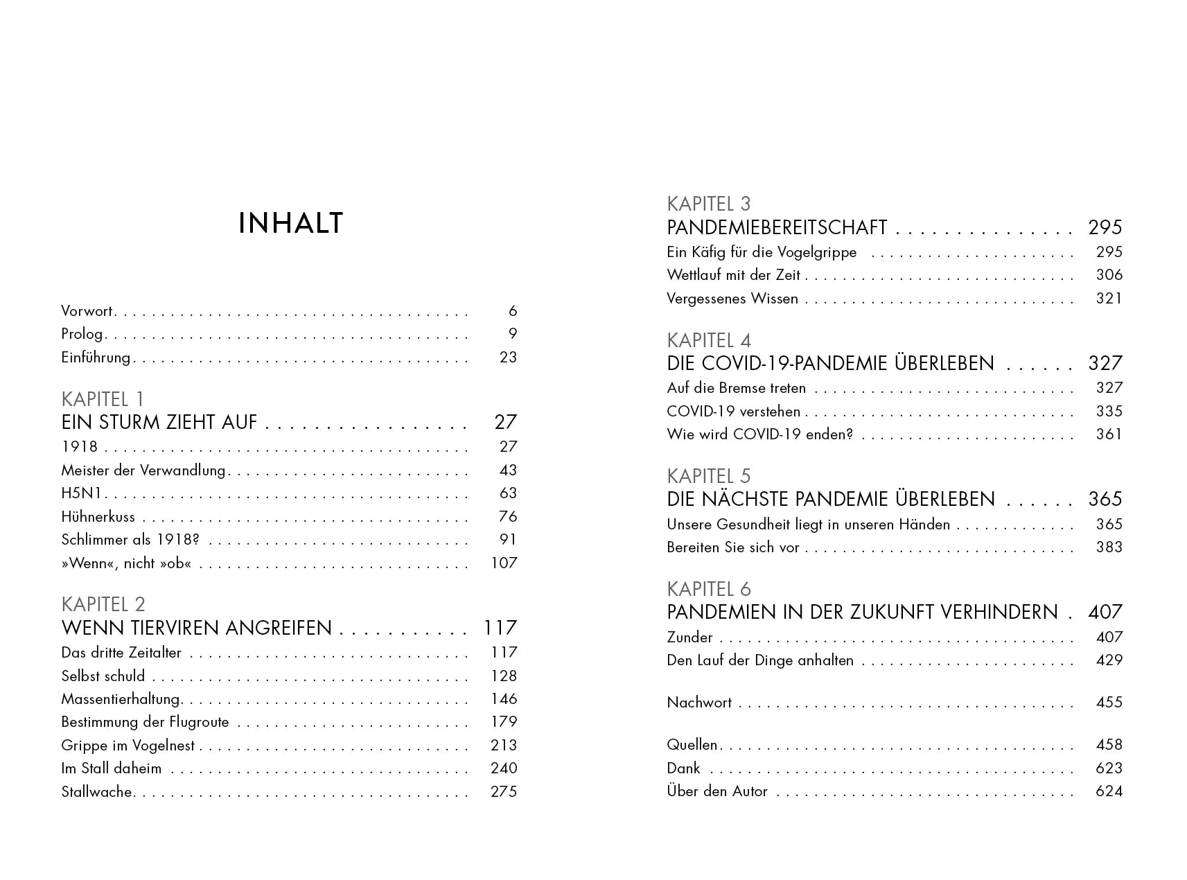 Innenansicht von 'How not to die in a pandemic' - Taschenbuch