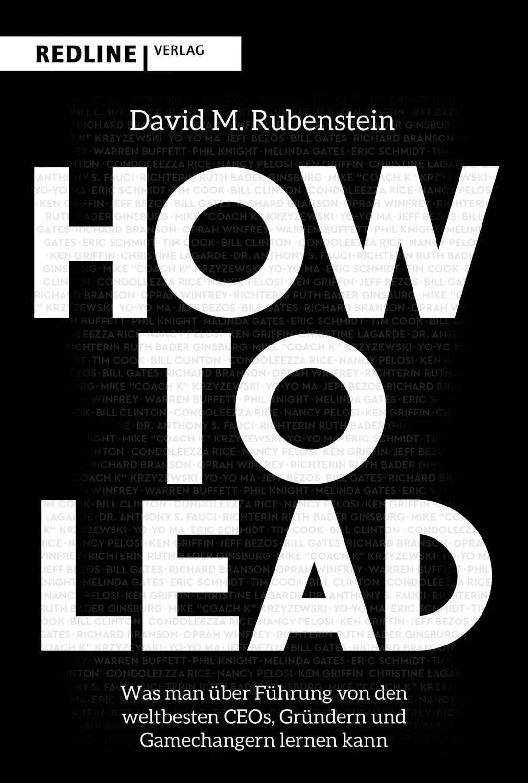 Cover: How to lead (Hardcover) von David Rubenstein