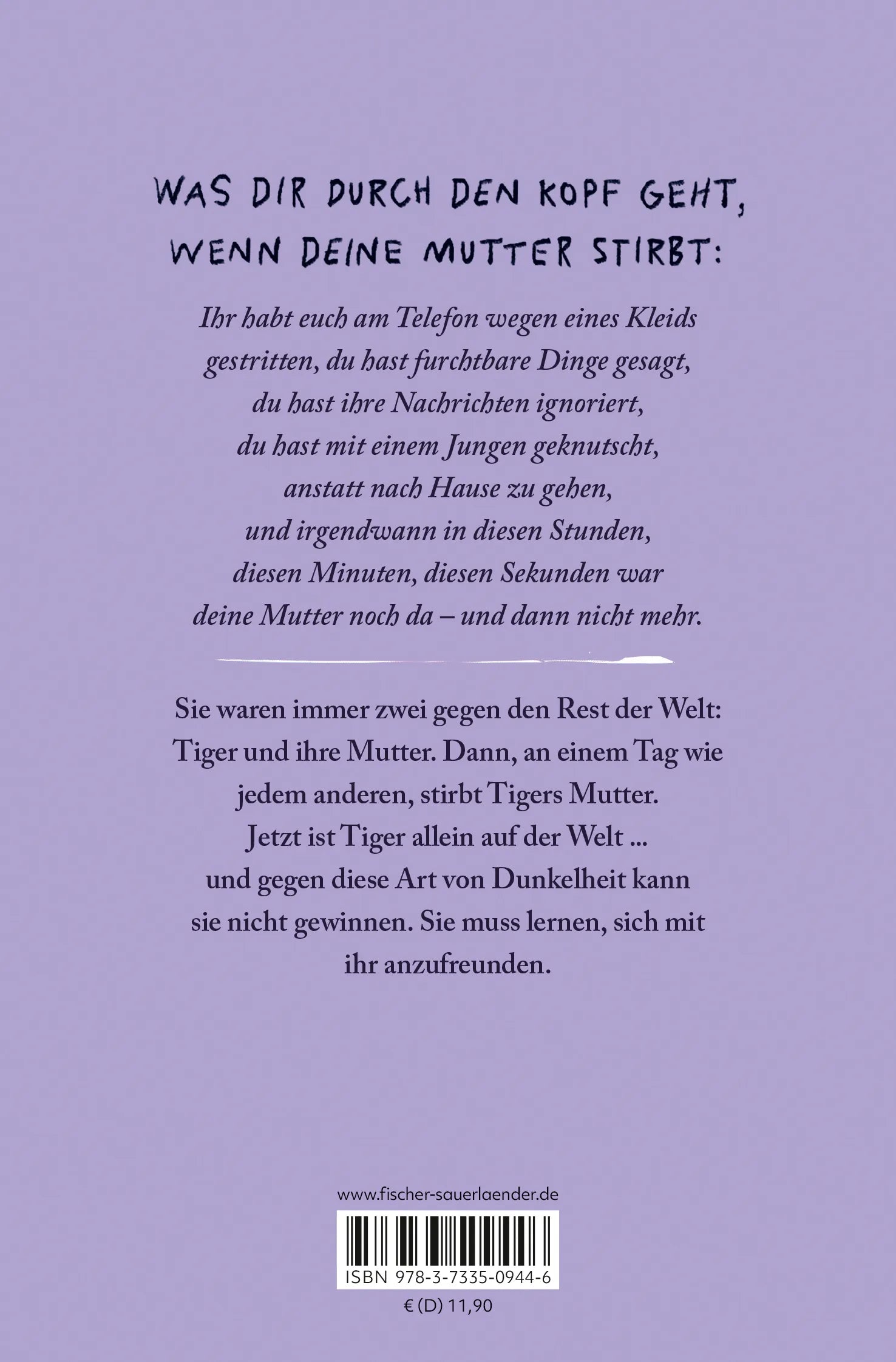 Buchrückseite von 'How to Make Friends with the Dark' mit Klappentext - Taschenbuch