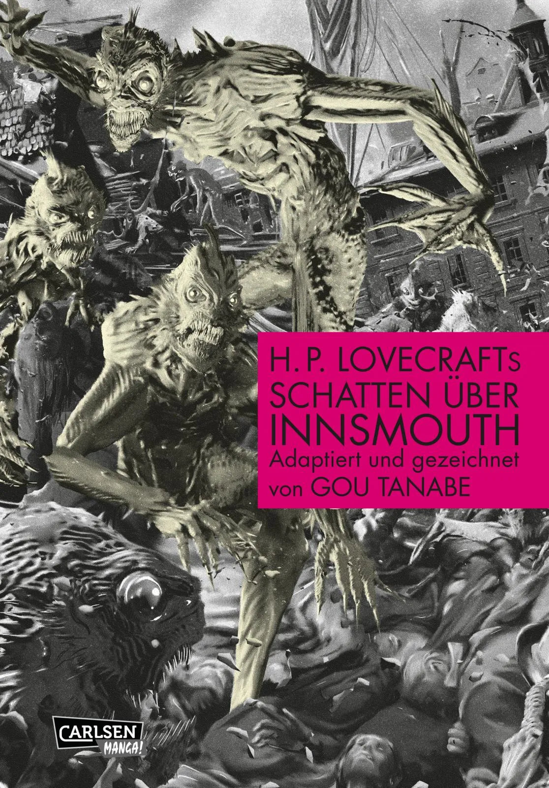 Buchcover von 'H.P. Lovecraft Manga: Der Schatten über Innsmouth' - Paperback von Gou Tanabe