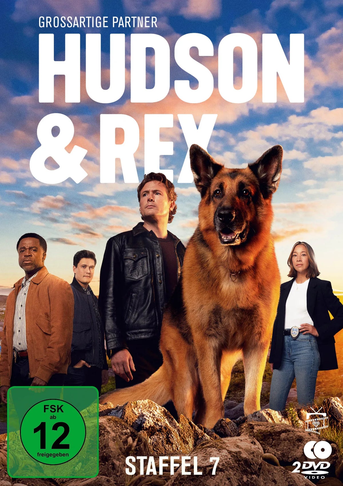 DVD-Cover: Hudson und Rex - Die komplette 7. Staffel (Fernsehjuwelen) DVD. Regie: Harvey Crossland