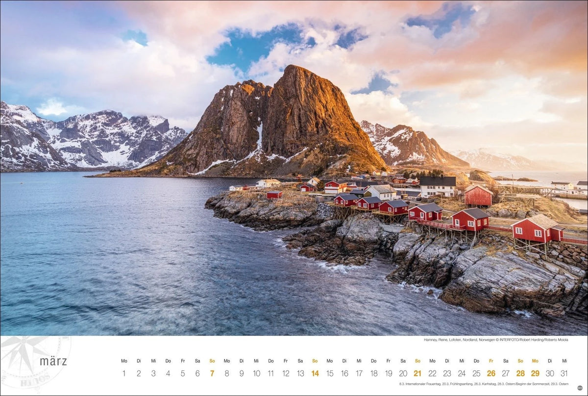 Hurtigruten Globetrotter Kalender 2027 - Von unberührten Fjorden und stillen Bergen – Ansicht