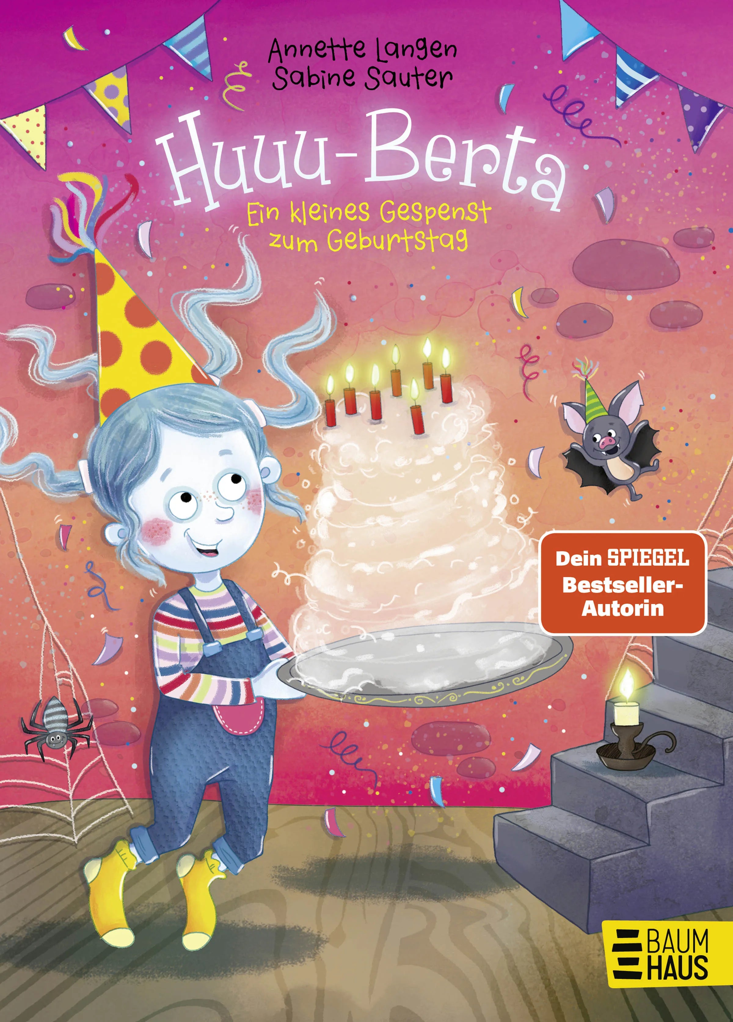 Buchcover von 'Huuu-Berta - Ein kleines Gespenst zum Geburtstag' - Gebundene Ausgabe von Annette Langen