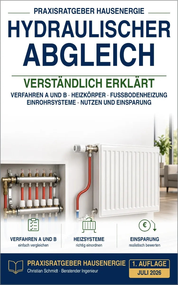Cover: Hydraulischer Abgleich verständlich erklärt (E-Book) von Christian Schmidt