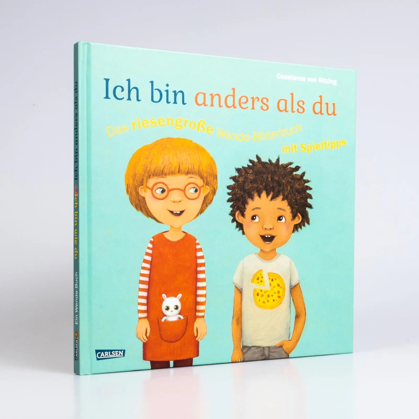 Produktansicht: Ich bin anders als du – Ich bin wie du: Das riesengroße Wende-Bilderbuch mit Spieltipps (Gebundene Ausgabe)