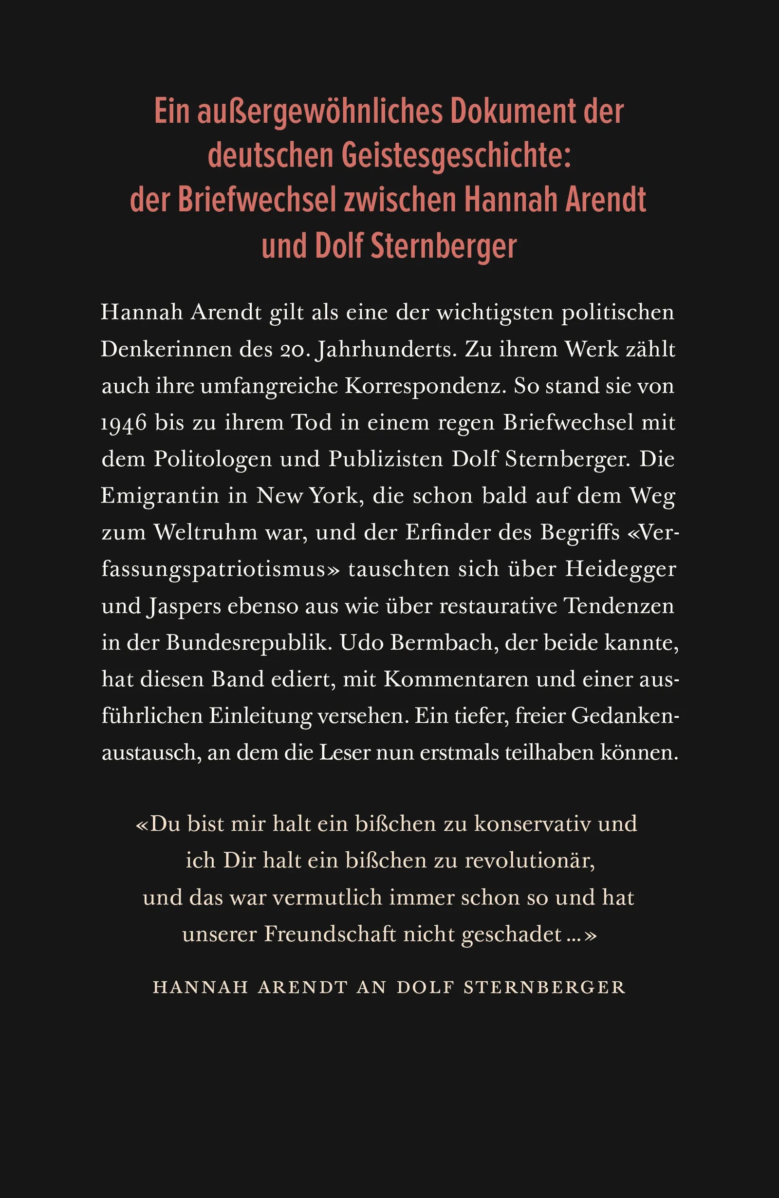 Buchrückseite von '«Ich bin Dir halt ein bißchen zu revolutionär»' mit Klappentext - Gebundene Ausgabe