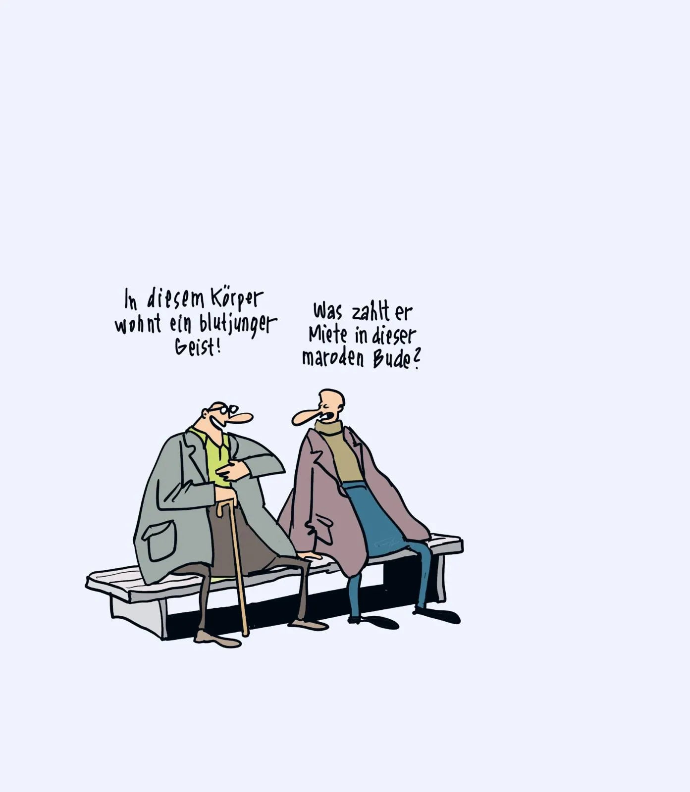 Abbildung von 'Ich bin eindeutig zu jung für mein Alter!'