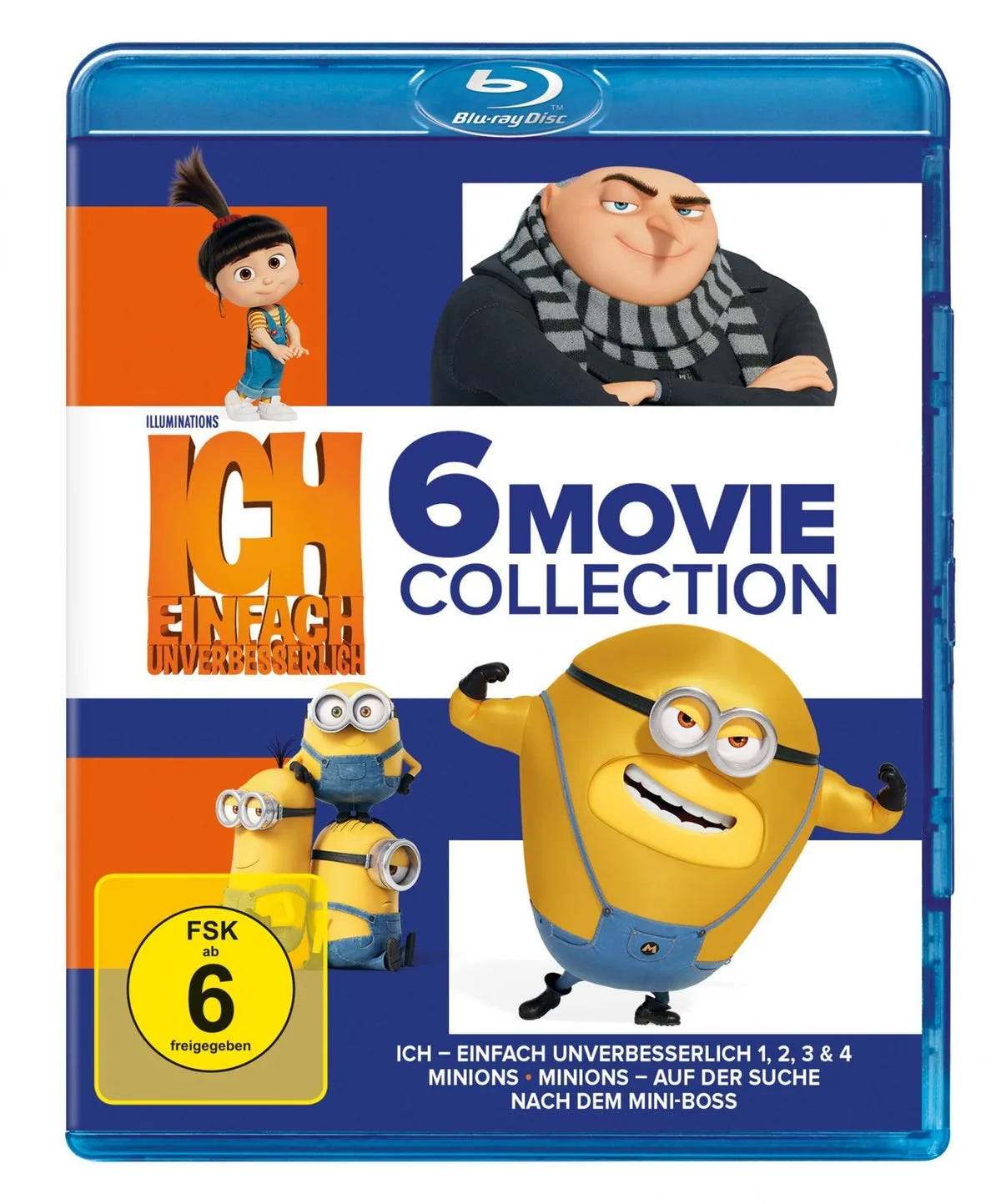 Ich einfach unverbesserlich & Minions - 6-Movie - Blu-ray Disc