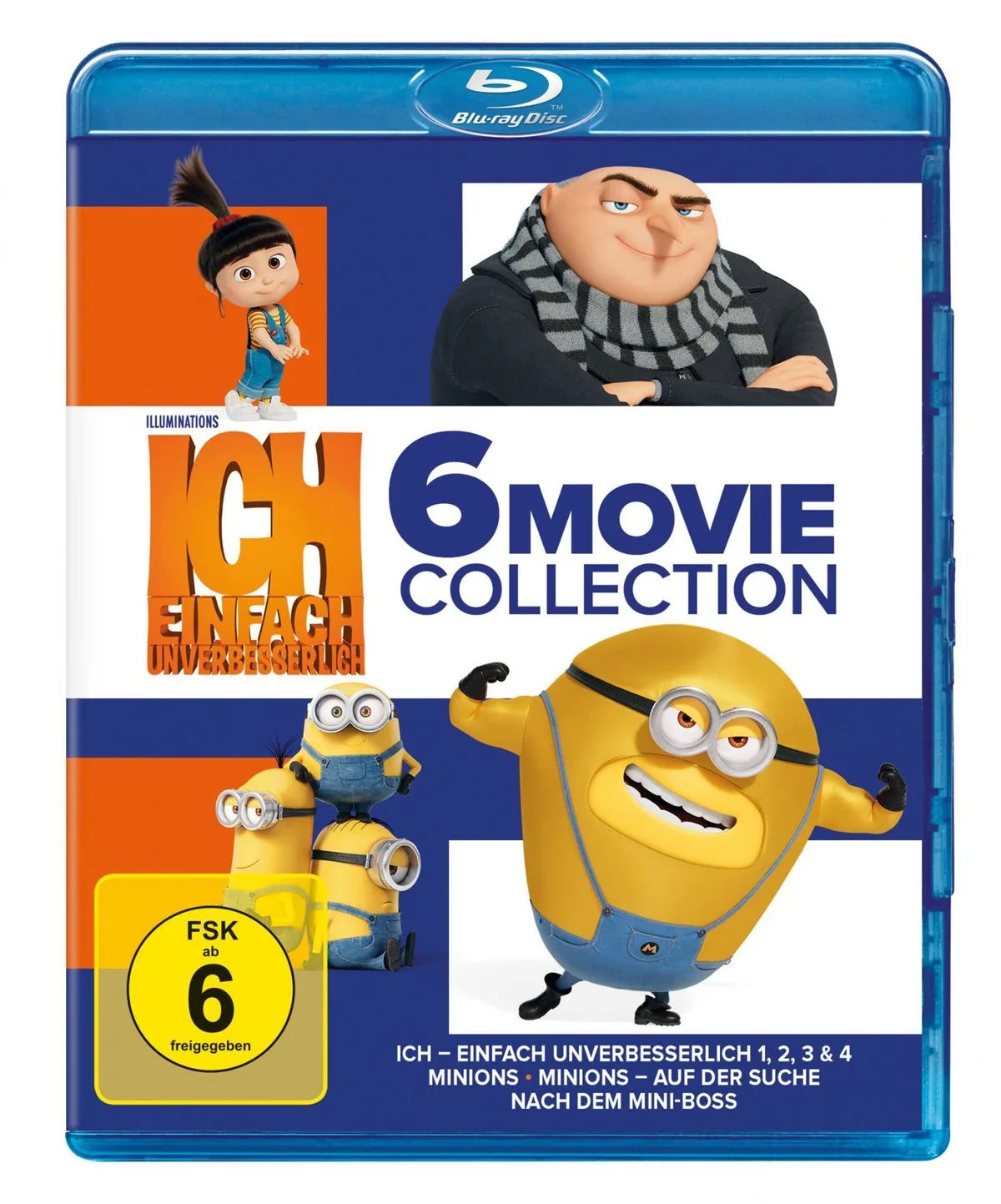 Ich einfach unverbesserlich & Minions - 6-Movie - Blu-ray Disc