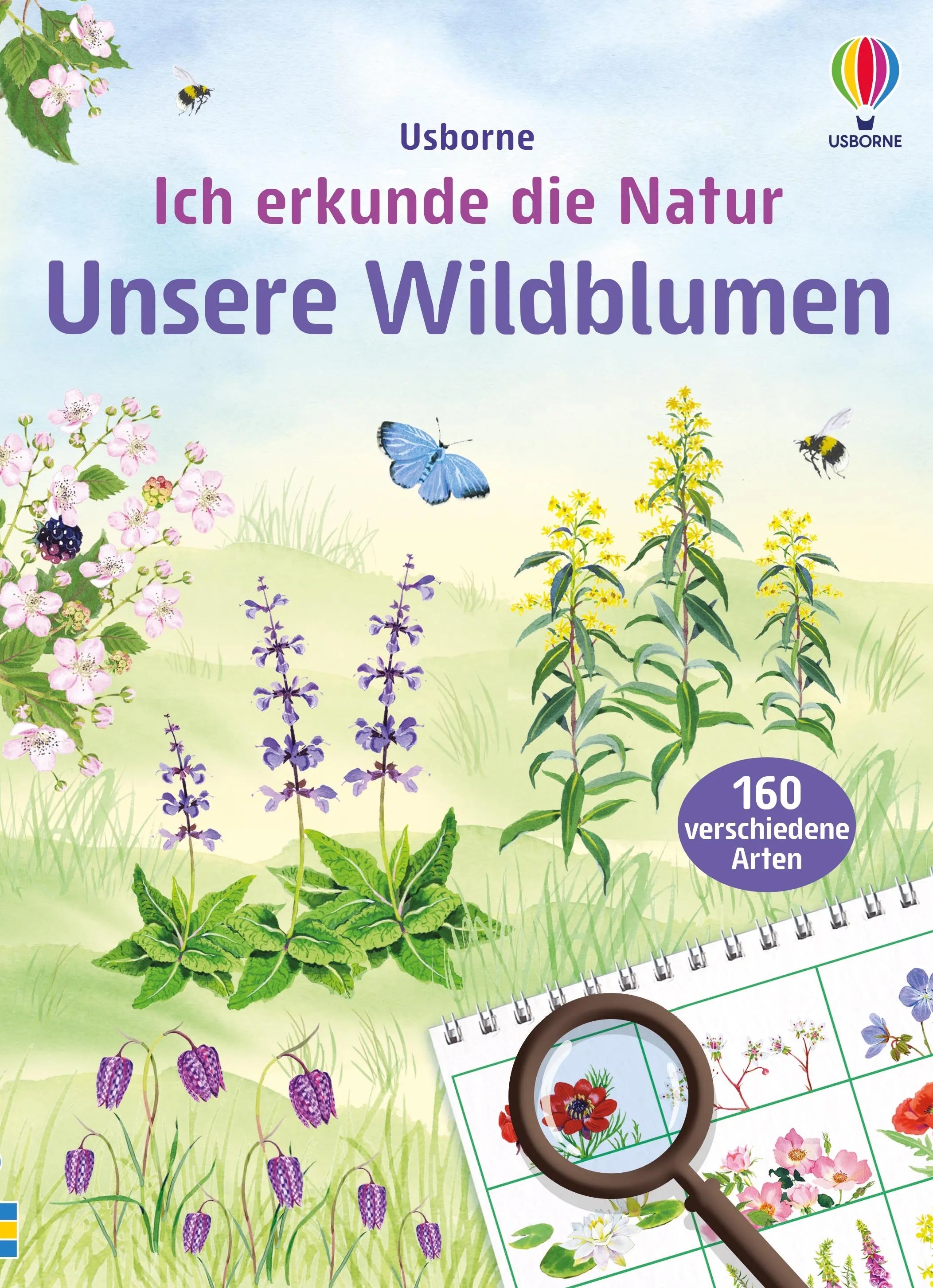 Buchcover von 'Ich erkunde die Natur: Unsere Wildblumen' - Taschenbuch von Sarah Russell